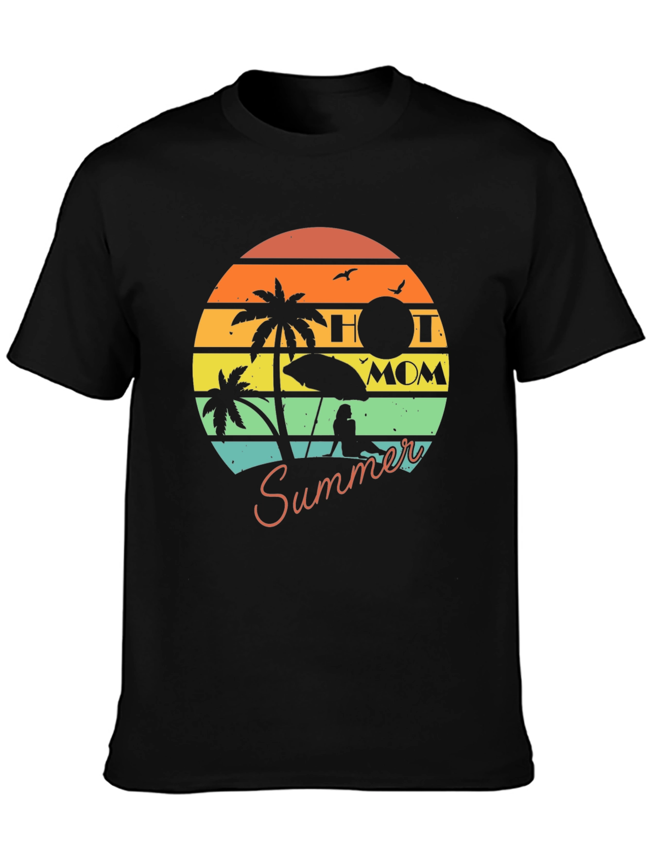 Hot Mom Summer Graphic T-Shirt