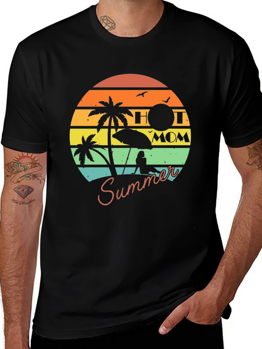 Hot Mom Summer Graphic T-Shirt