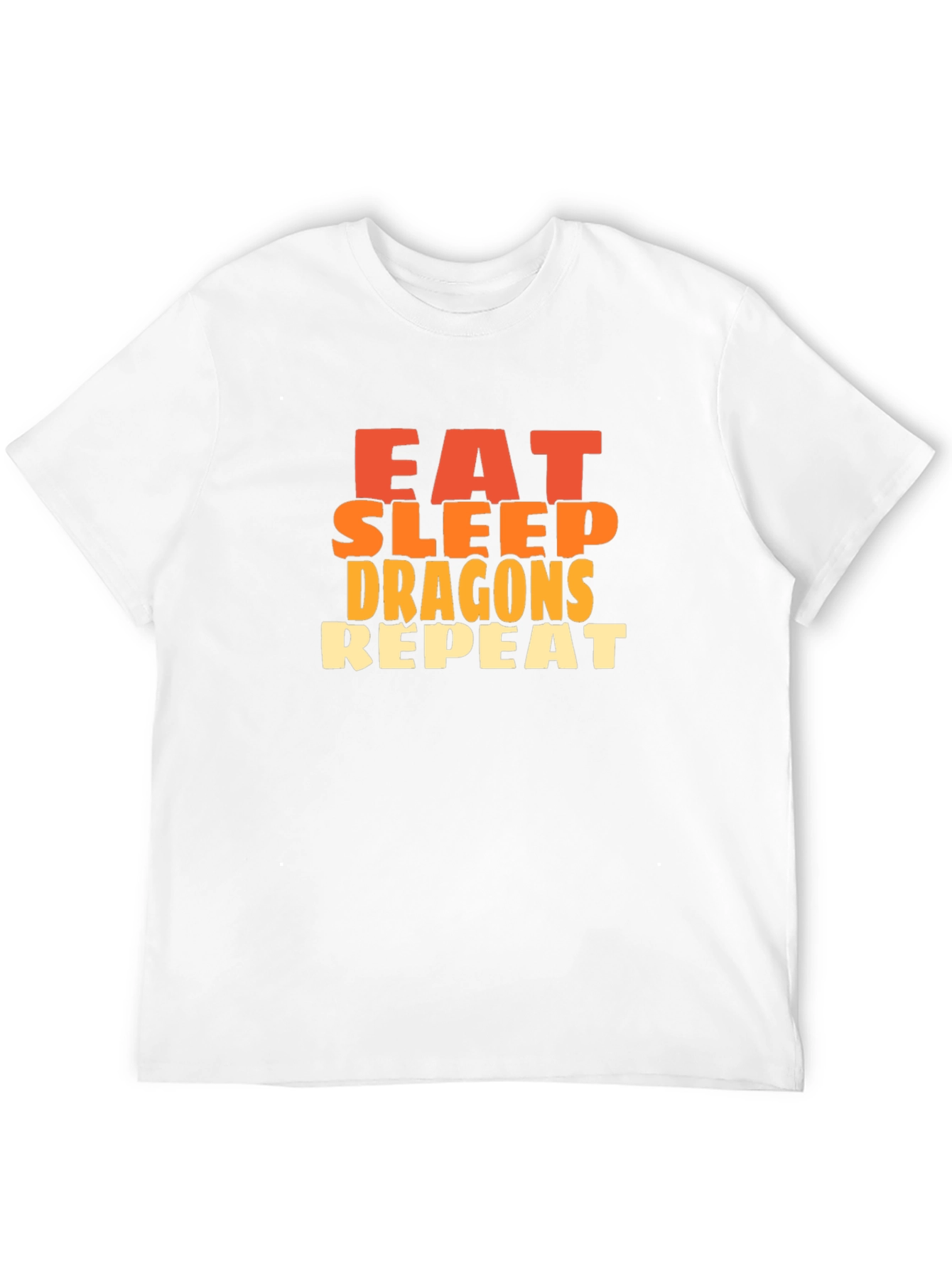 Eat Sleep Dragons Repeat Graphic T-Shirt