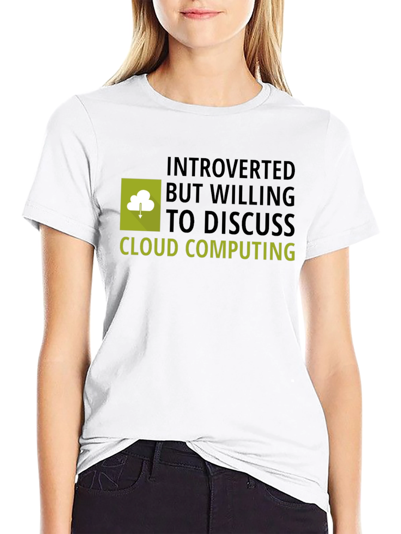 Introverted Cloud Computing T-Shirt - Geeky Comfy