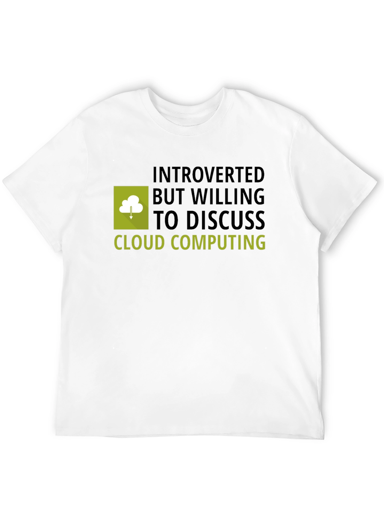 Introverted Cloud Computing T-Shirt - Geeky Comfy