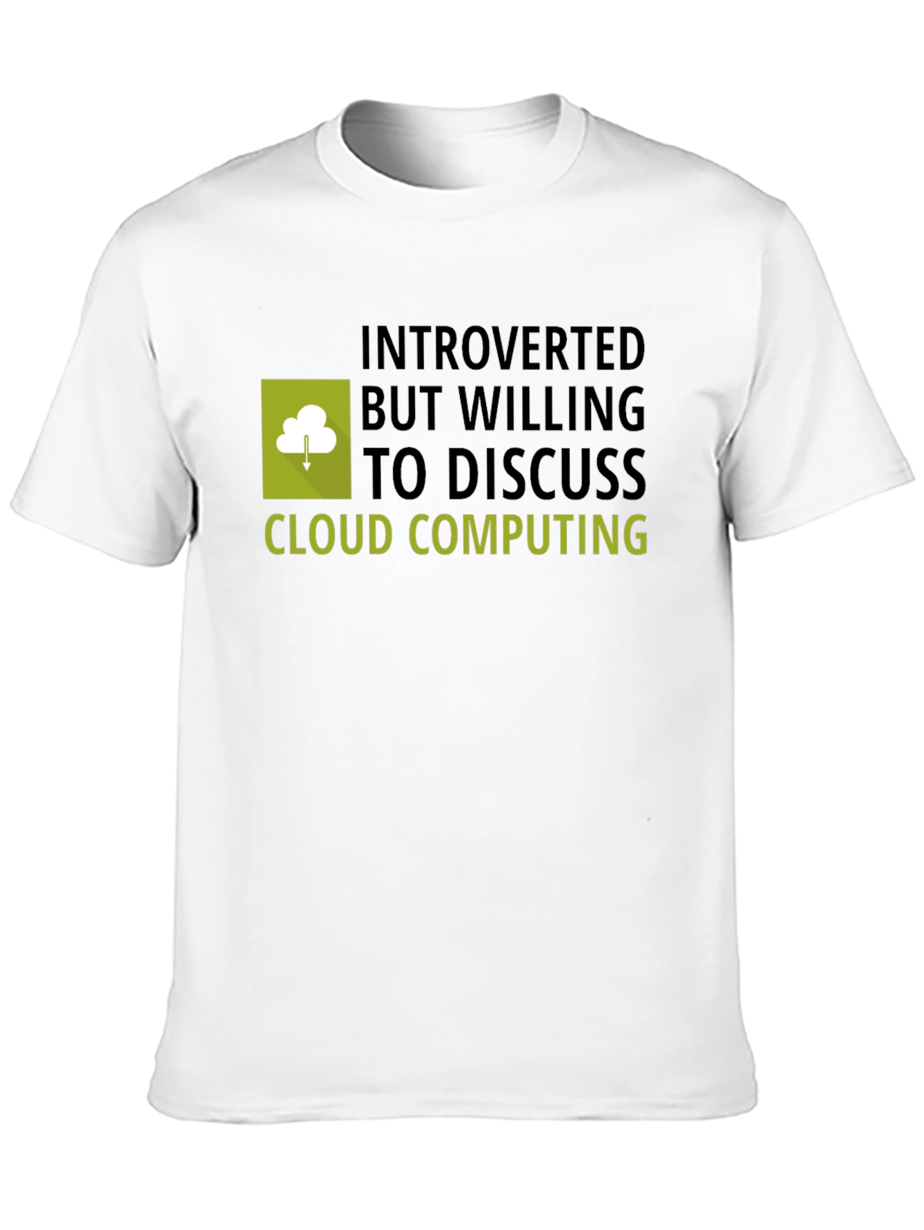 Introverted Cloud Computing T-Shirt - Geeky Comfy