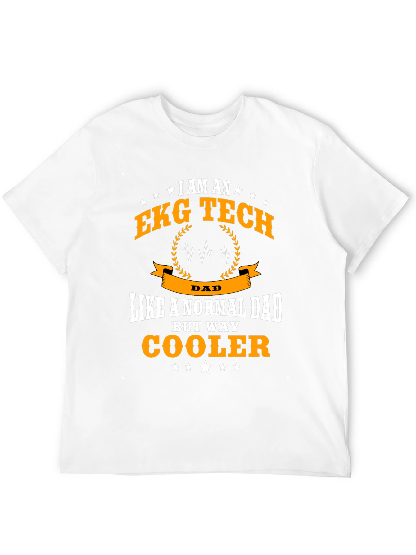 EKG Tech Dad T-Shirt - Cool Dad Edition!