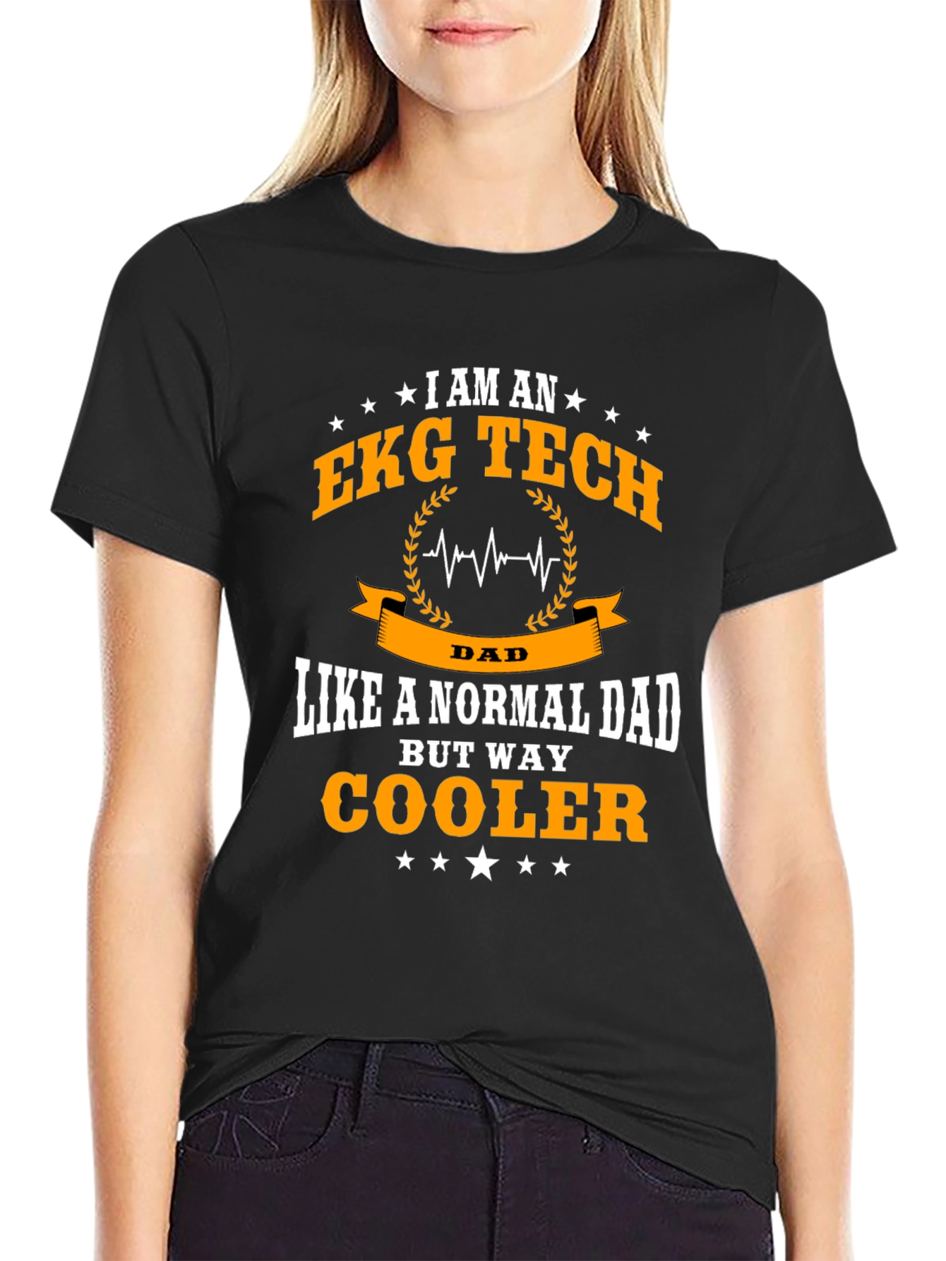 EKG Tech Dad T-Shirt - Cool Dad Edition!