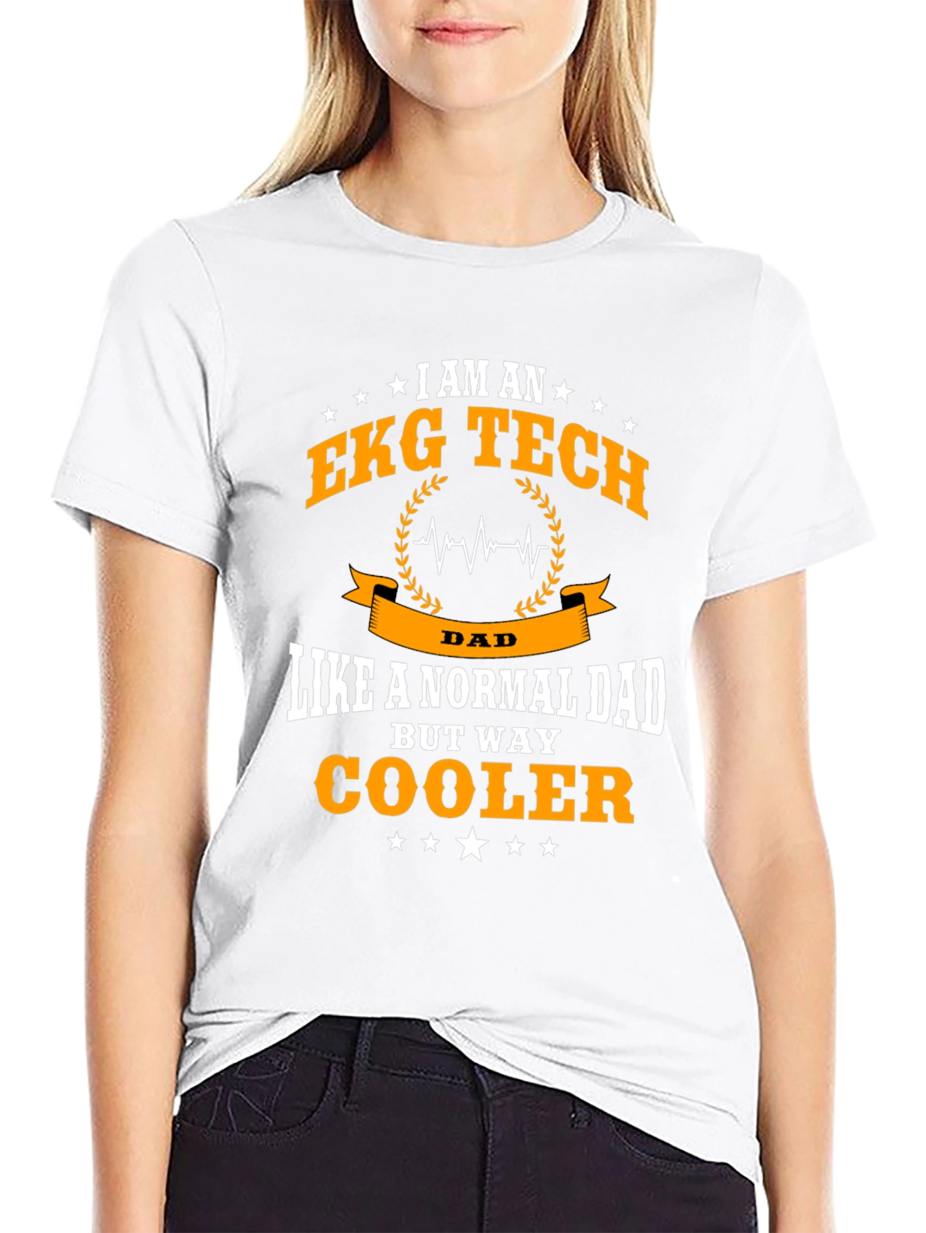 EKG Tech Dad T-Shirt - Cool Dad Edition!