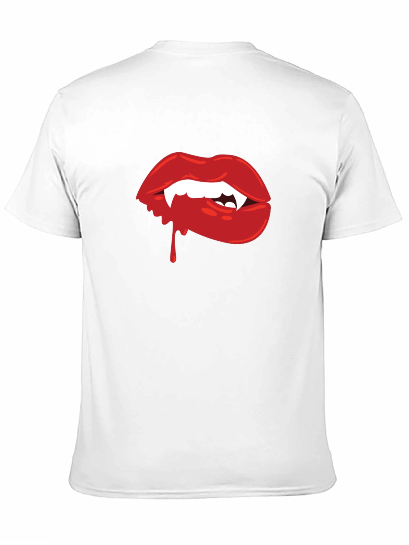 Vampire Lips Graphic Tee - Halloween Ready