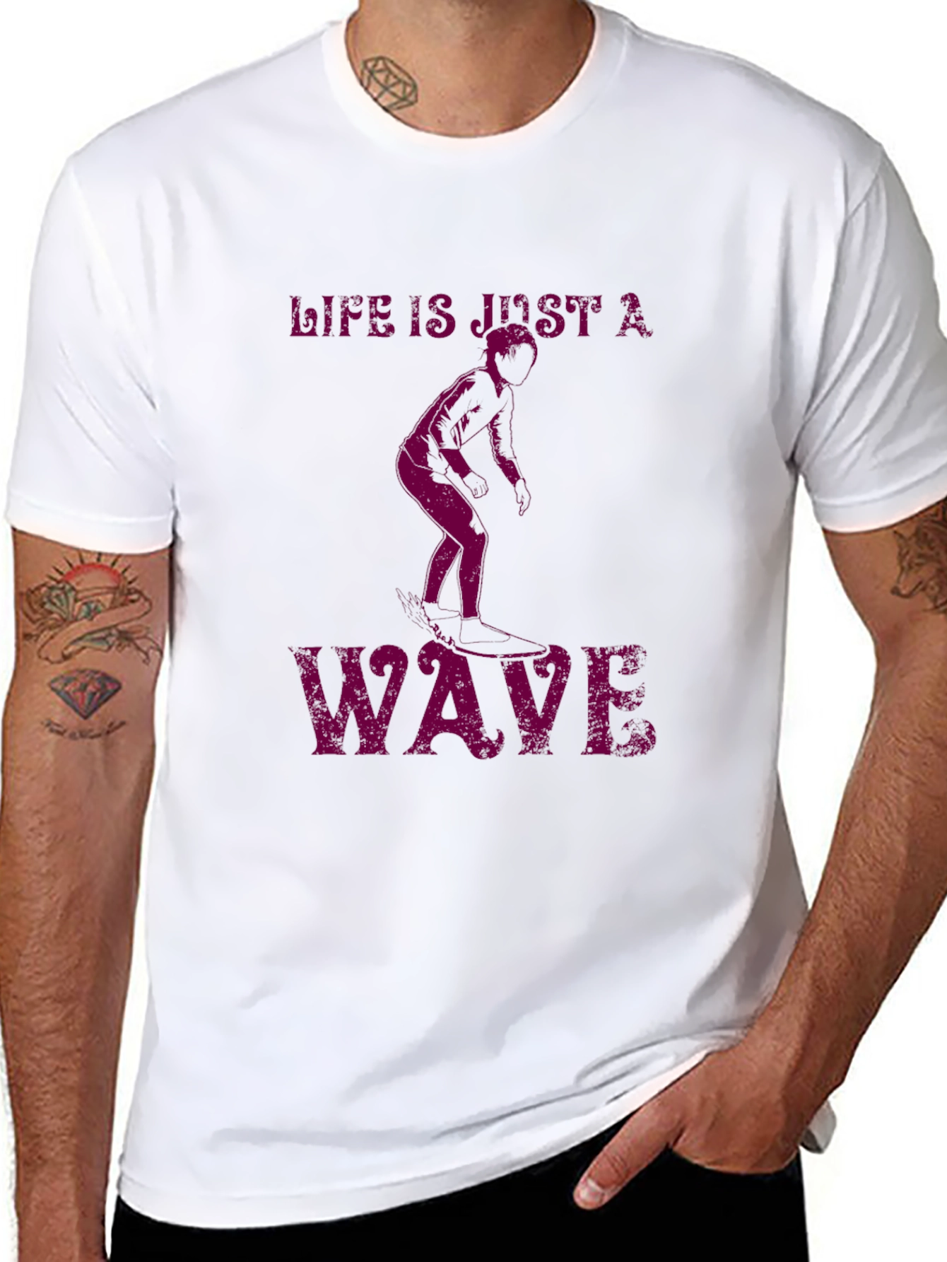 Life is Just a Wave Graphic Tee