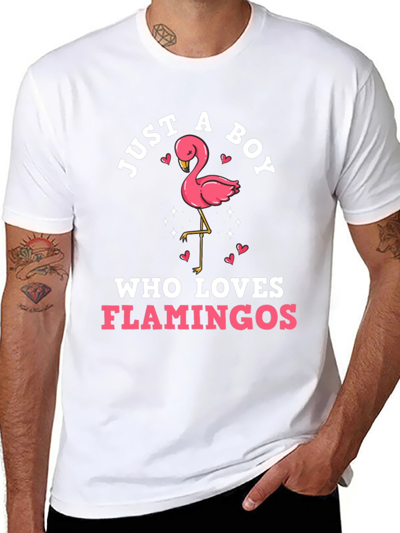 Boys Flamingo Lover Graphic Tee