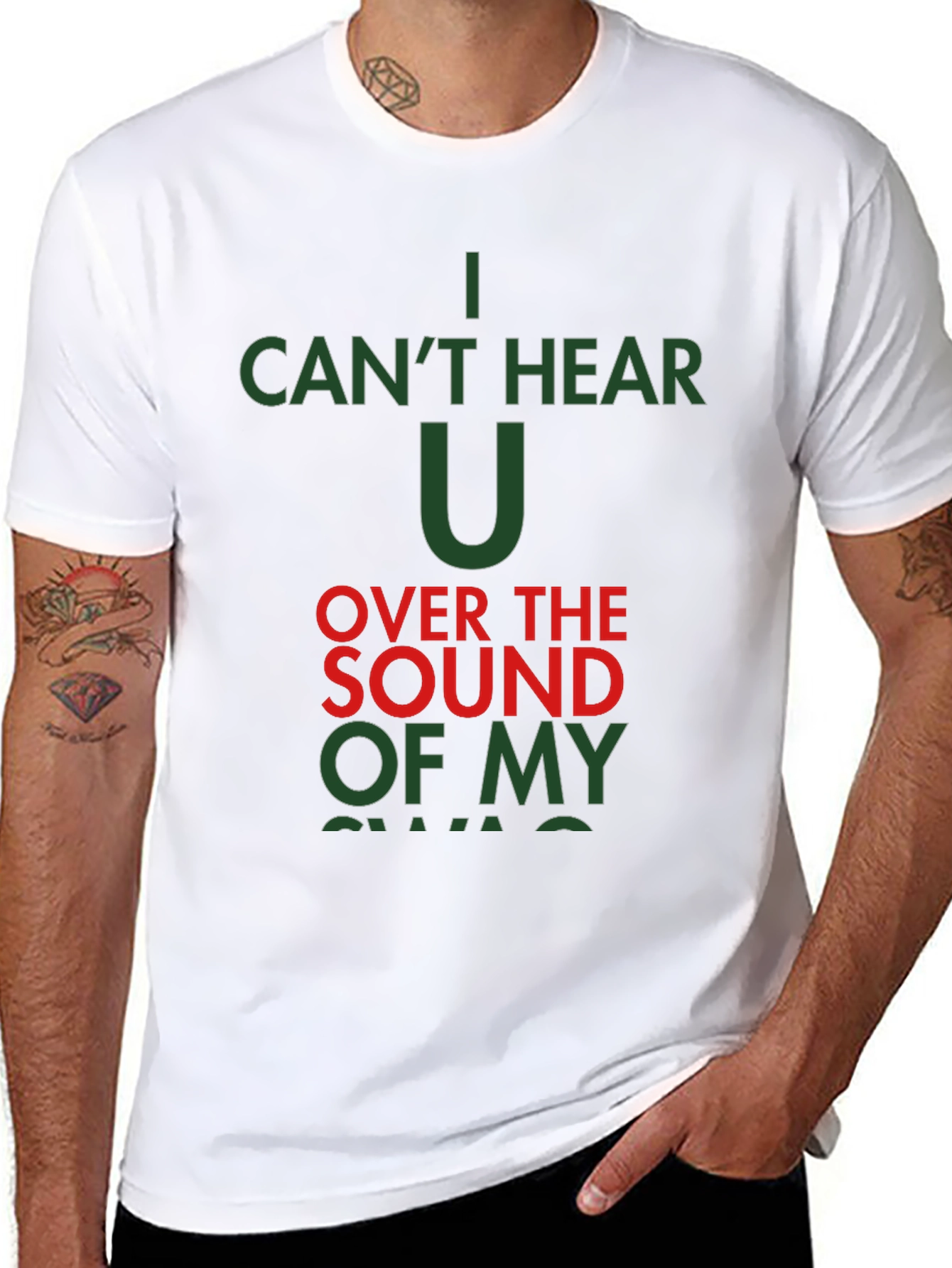 I Cant Hear You Funny Sarcastic Graphic T-Shirt
