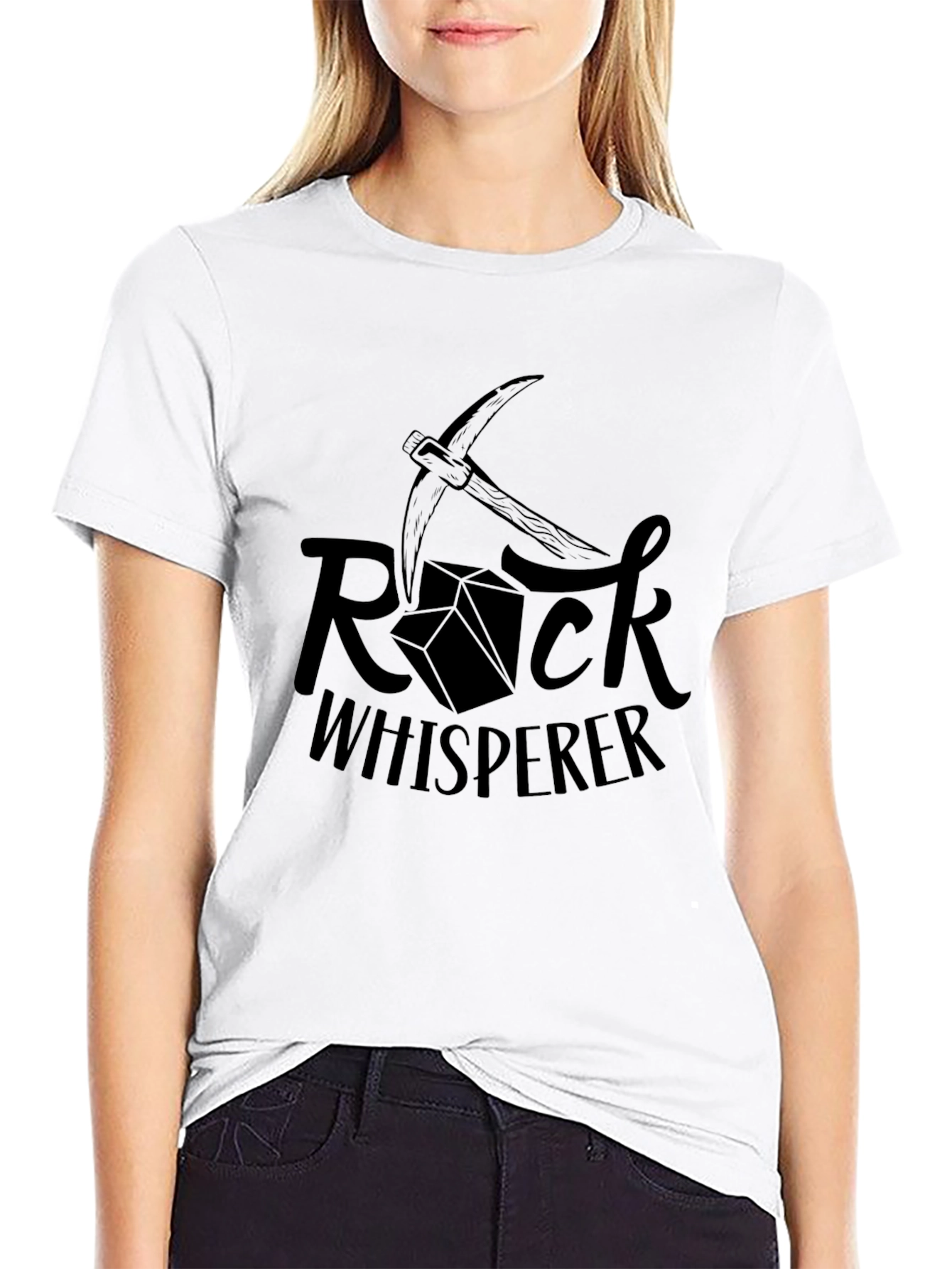 Rock Whisperer Graphic Tee - Black