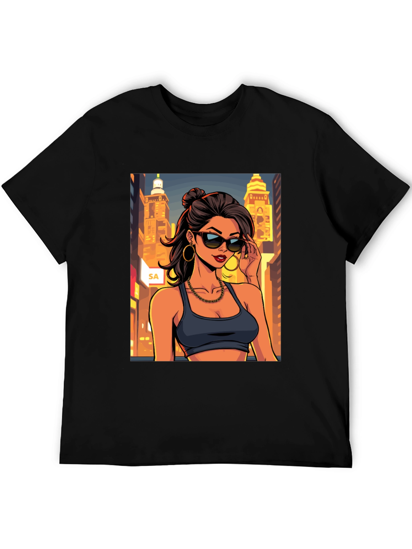 Stylish Cityscape Tee
