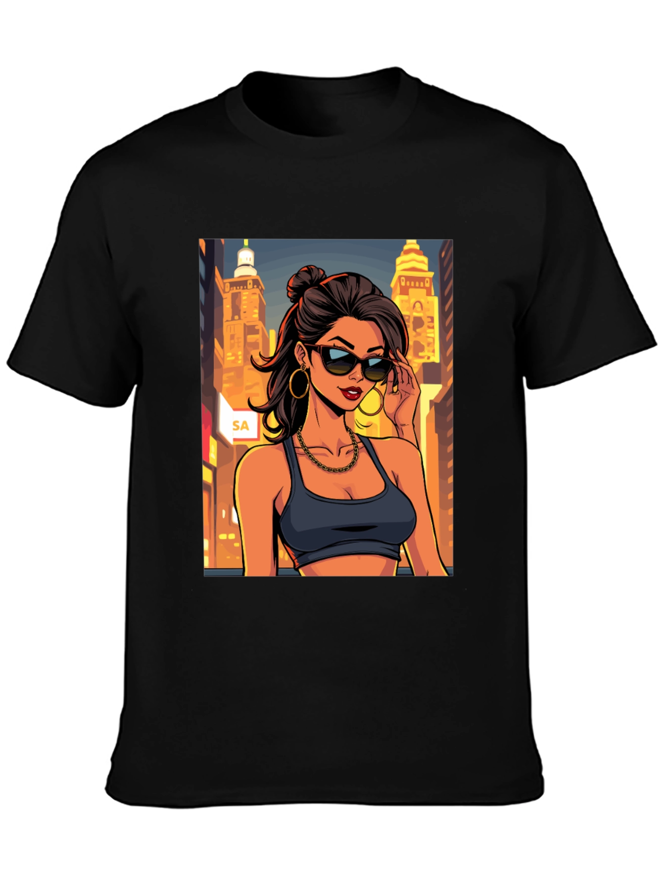 Stylish Cityscape Tee