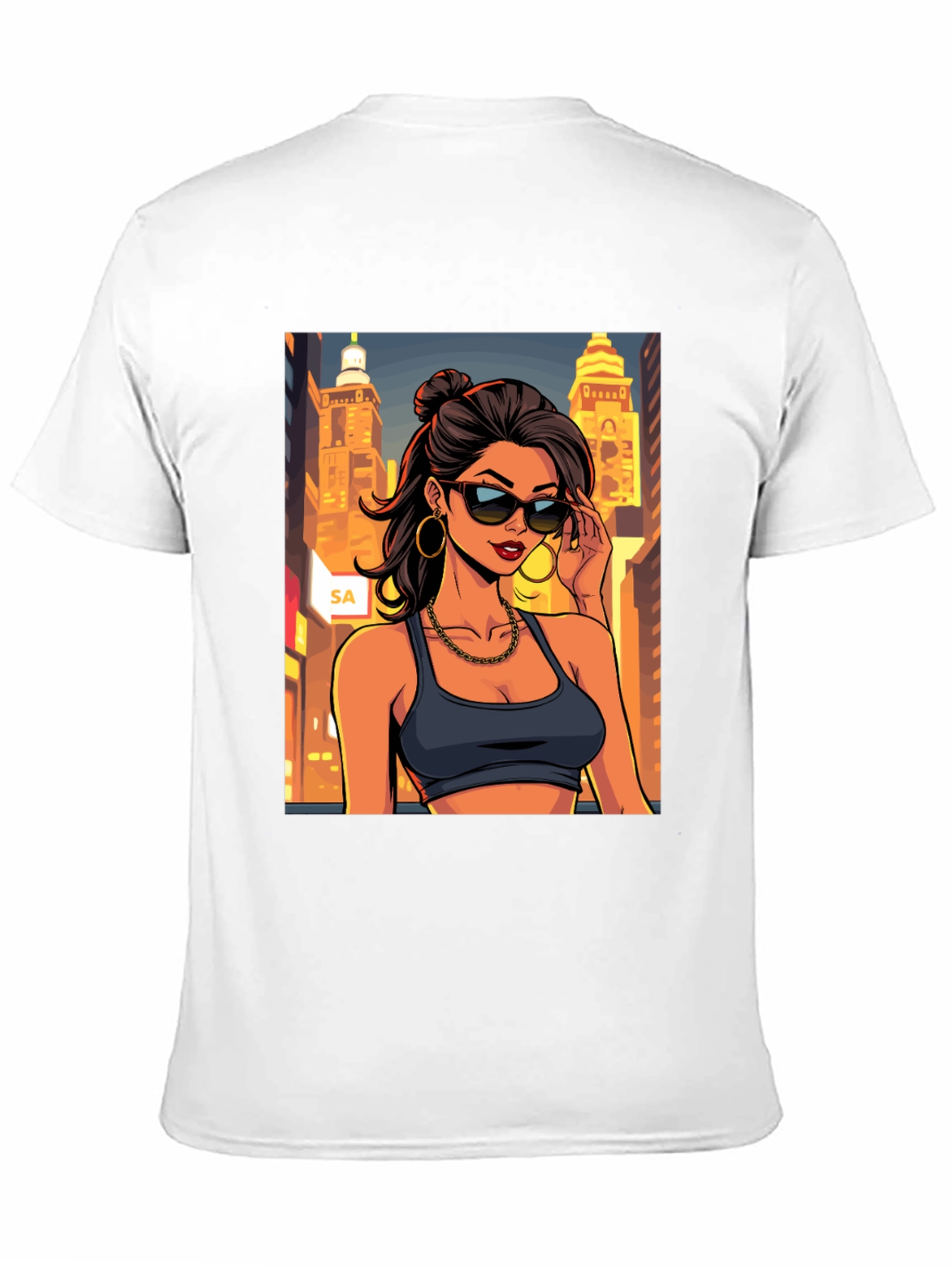 Stylish Cityscape Tee