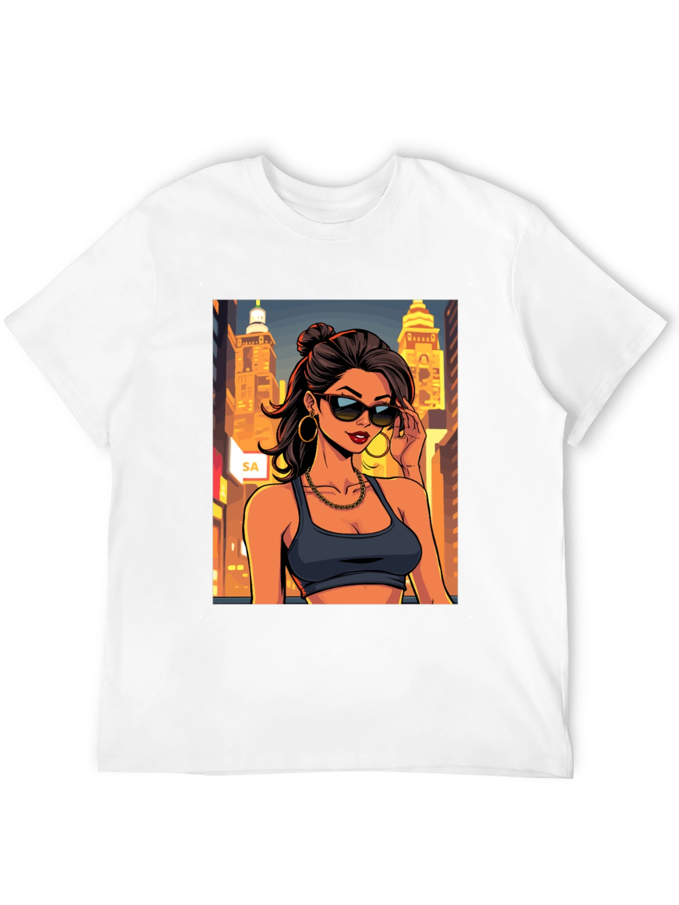 Stylish Cityscape Tee