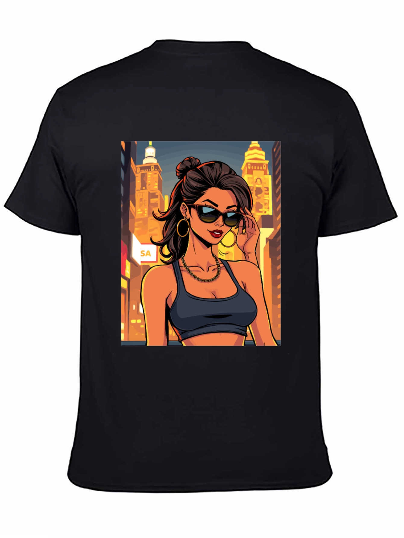 Stylish Cityscape Tee