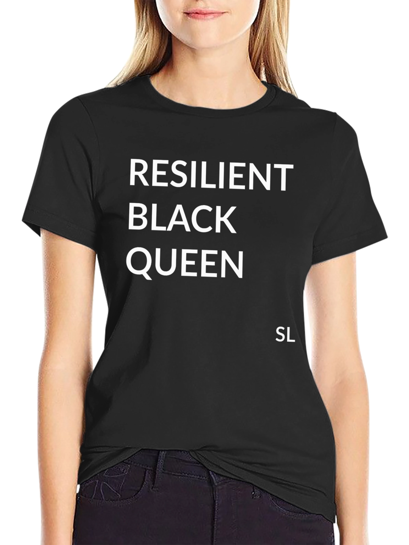 Resilient Black Queen Graphic Tee