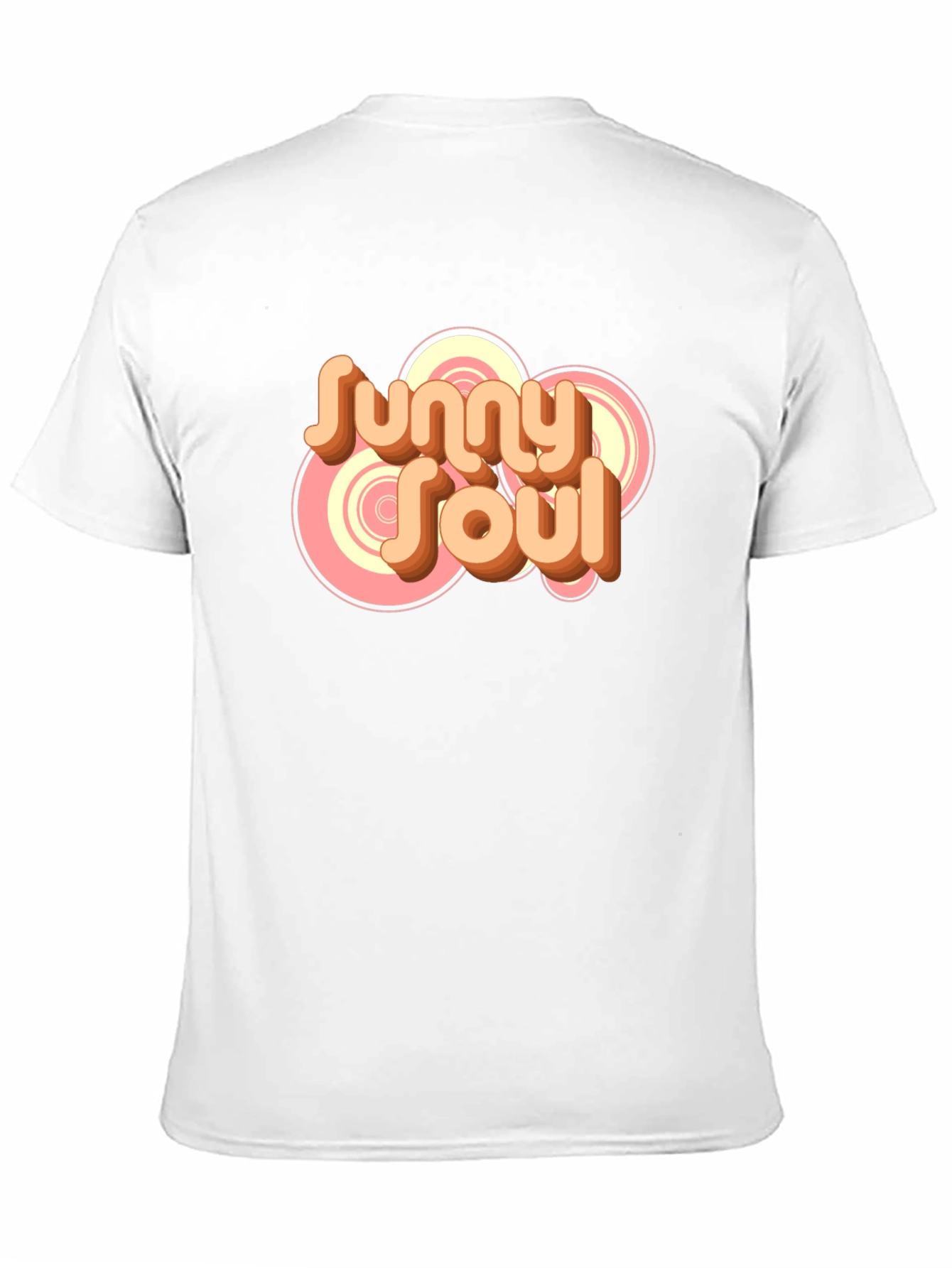 Sunny Soul Retro Graphic Black T-Shirt