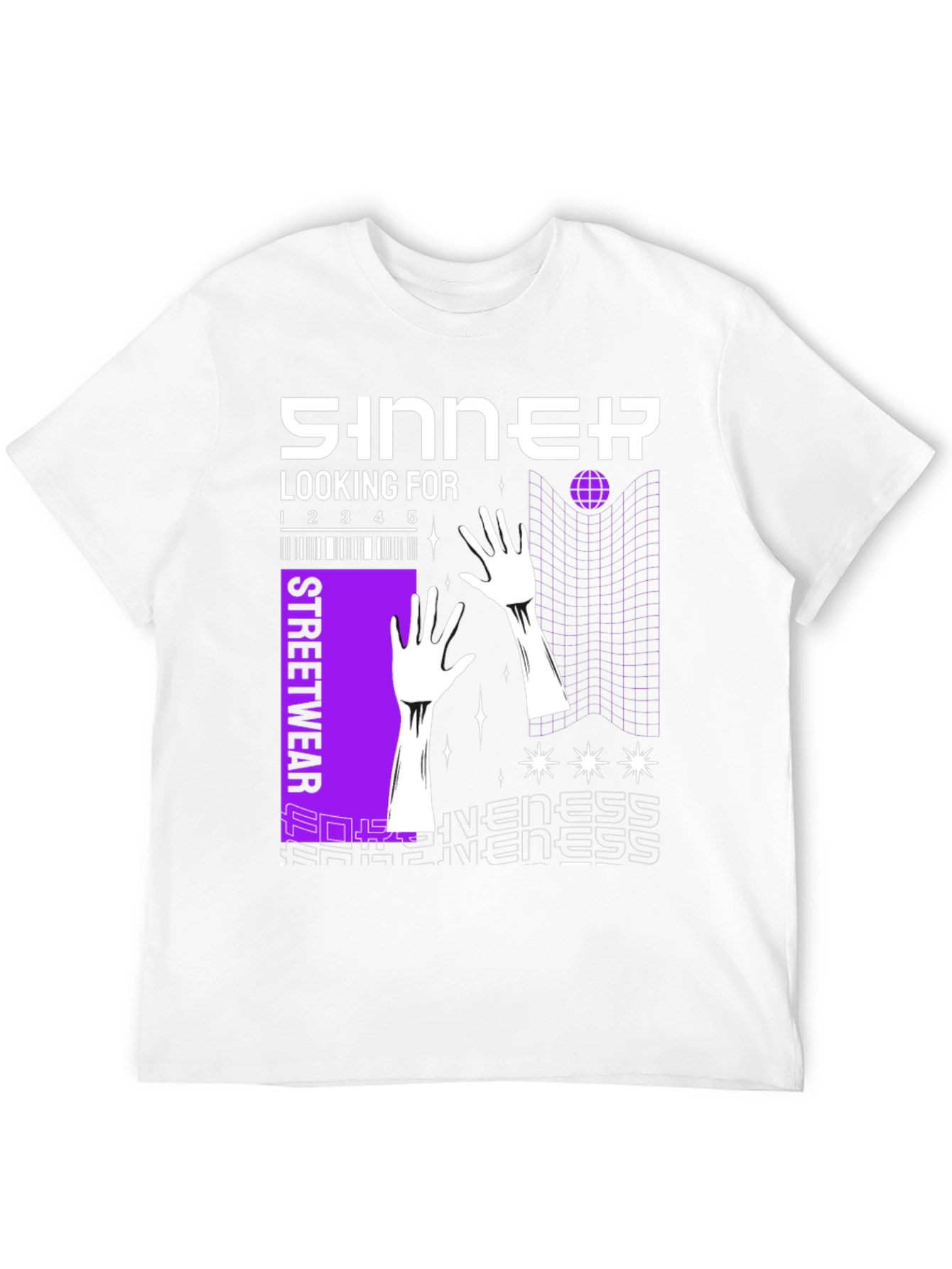 Sinner Streetwear T-Shirt - Modern Graphic Tee