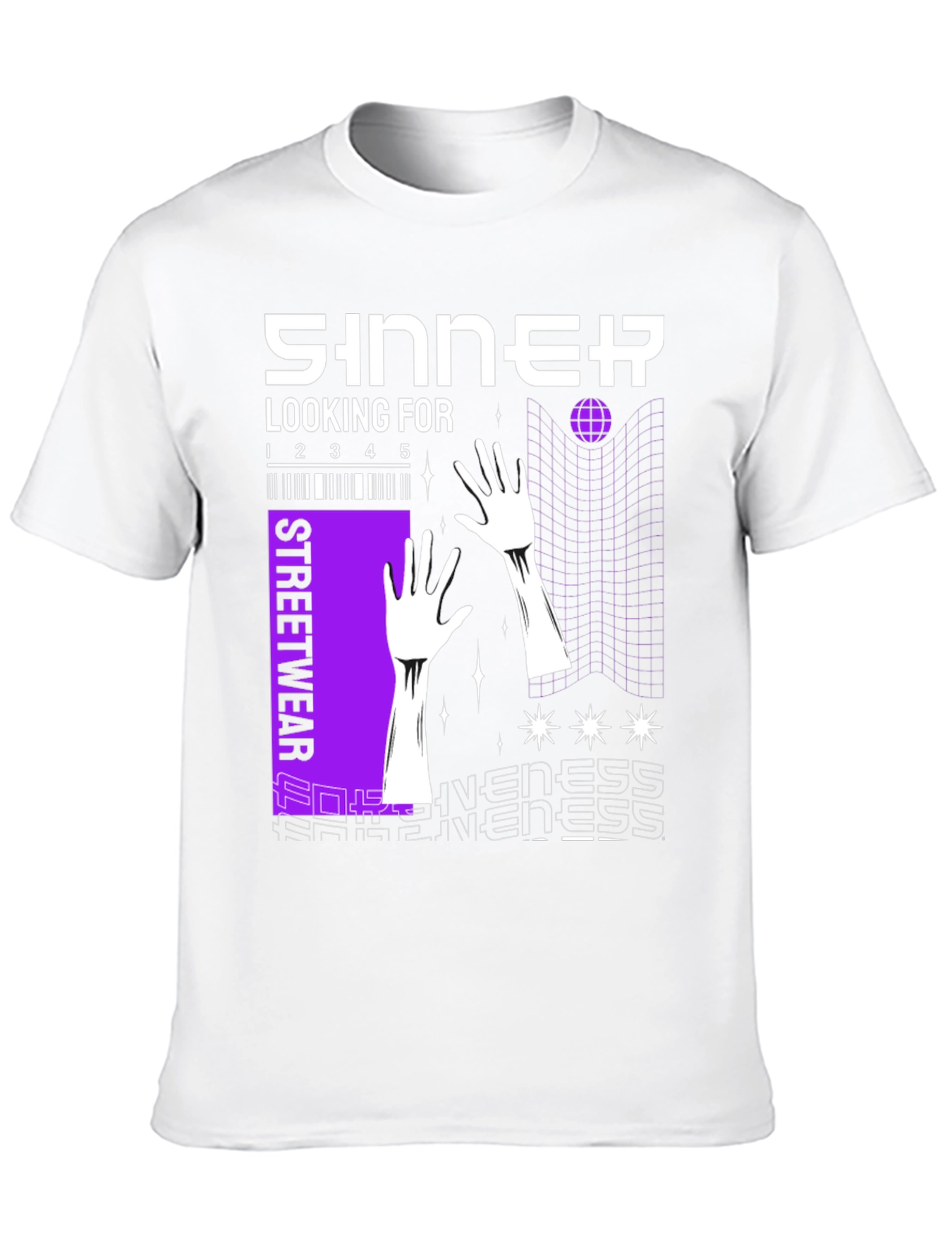 Sinner Streetwear T-Shirt - Modern Graphic Tee