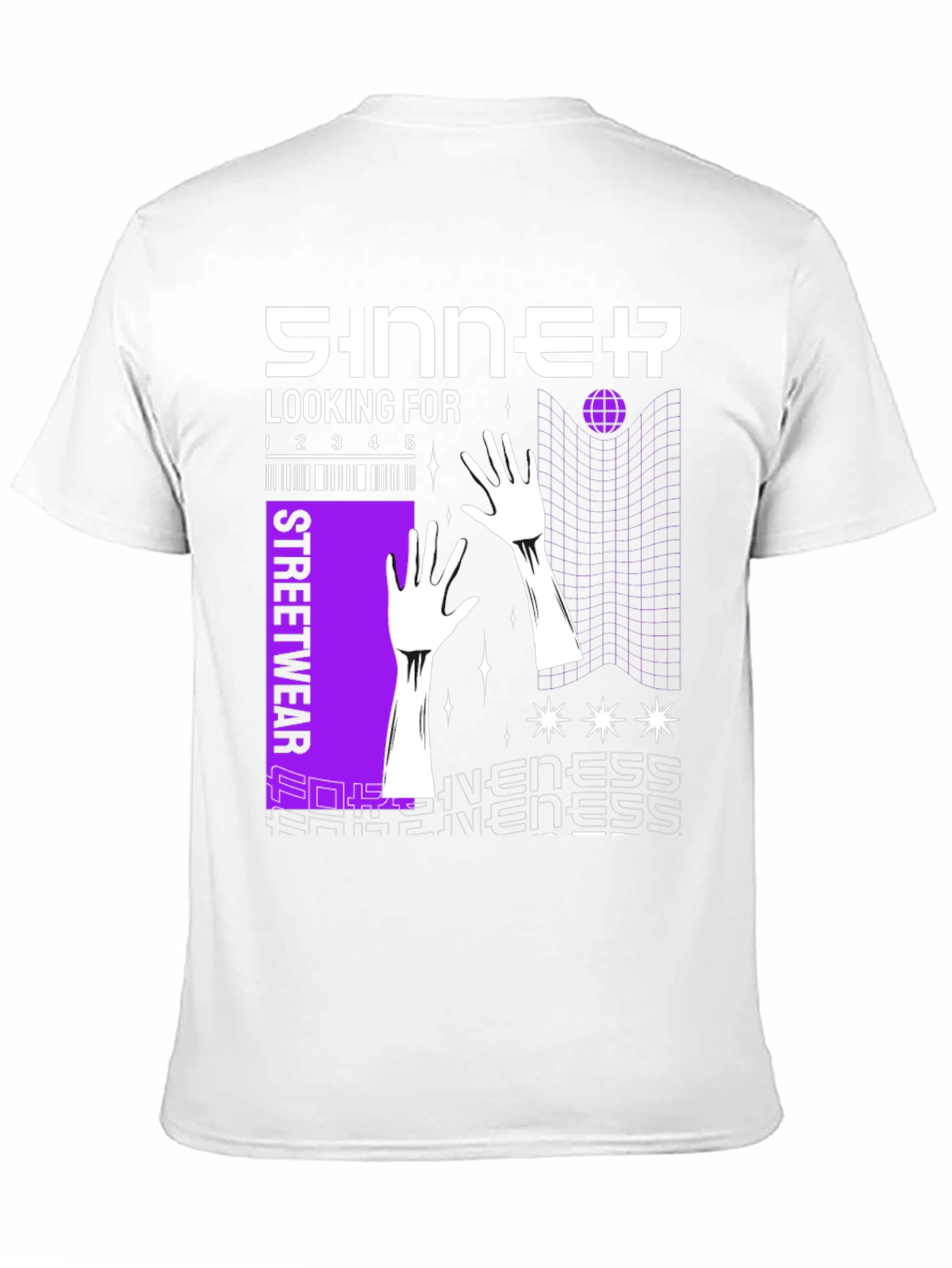Sinner Streetwear T-Shirt - Modern Graphic Tee