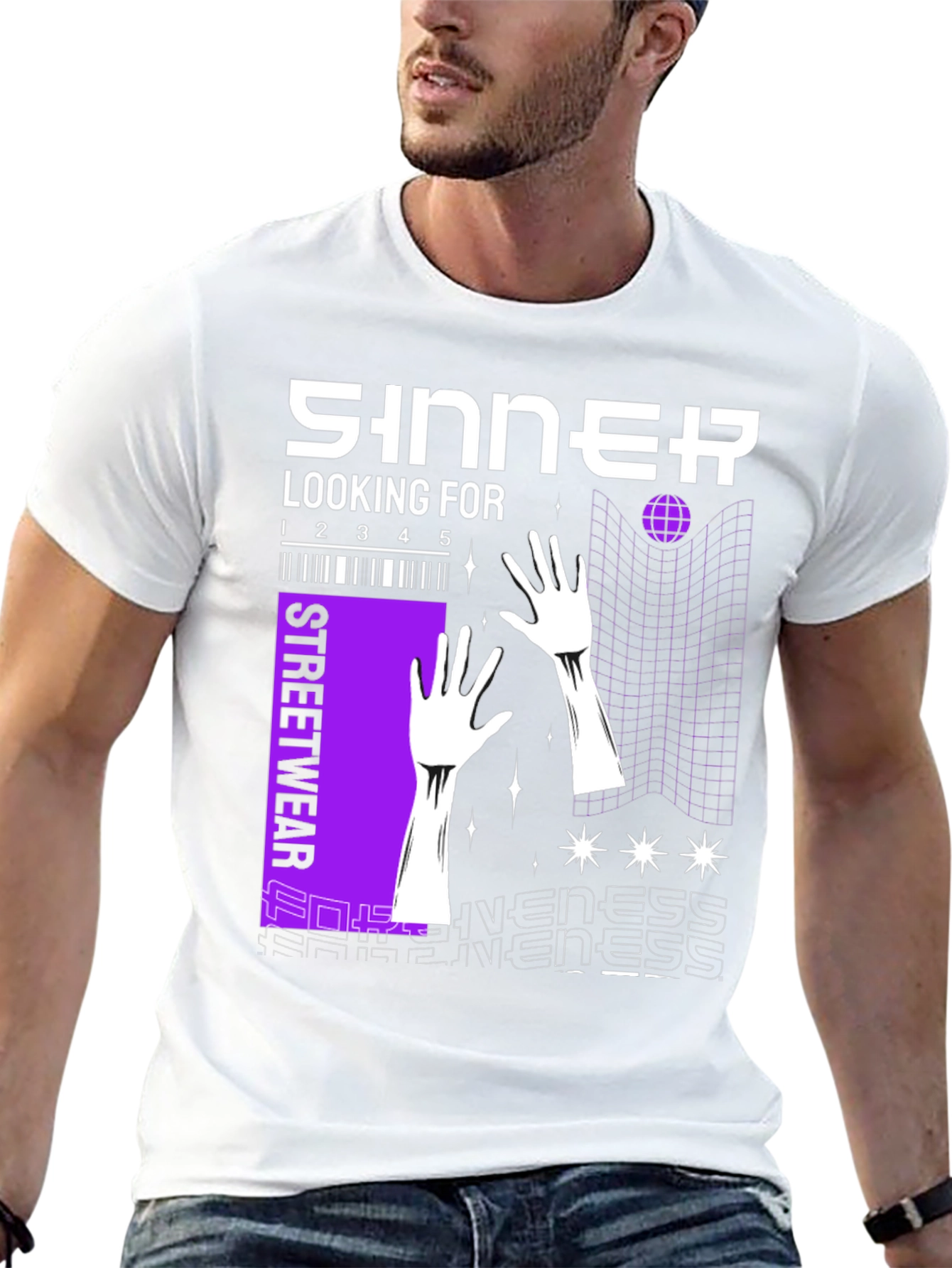 Sinner Streetwear T-Shirt - Modern Graphic Tee