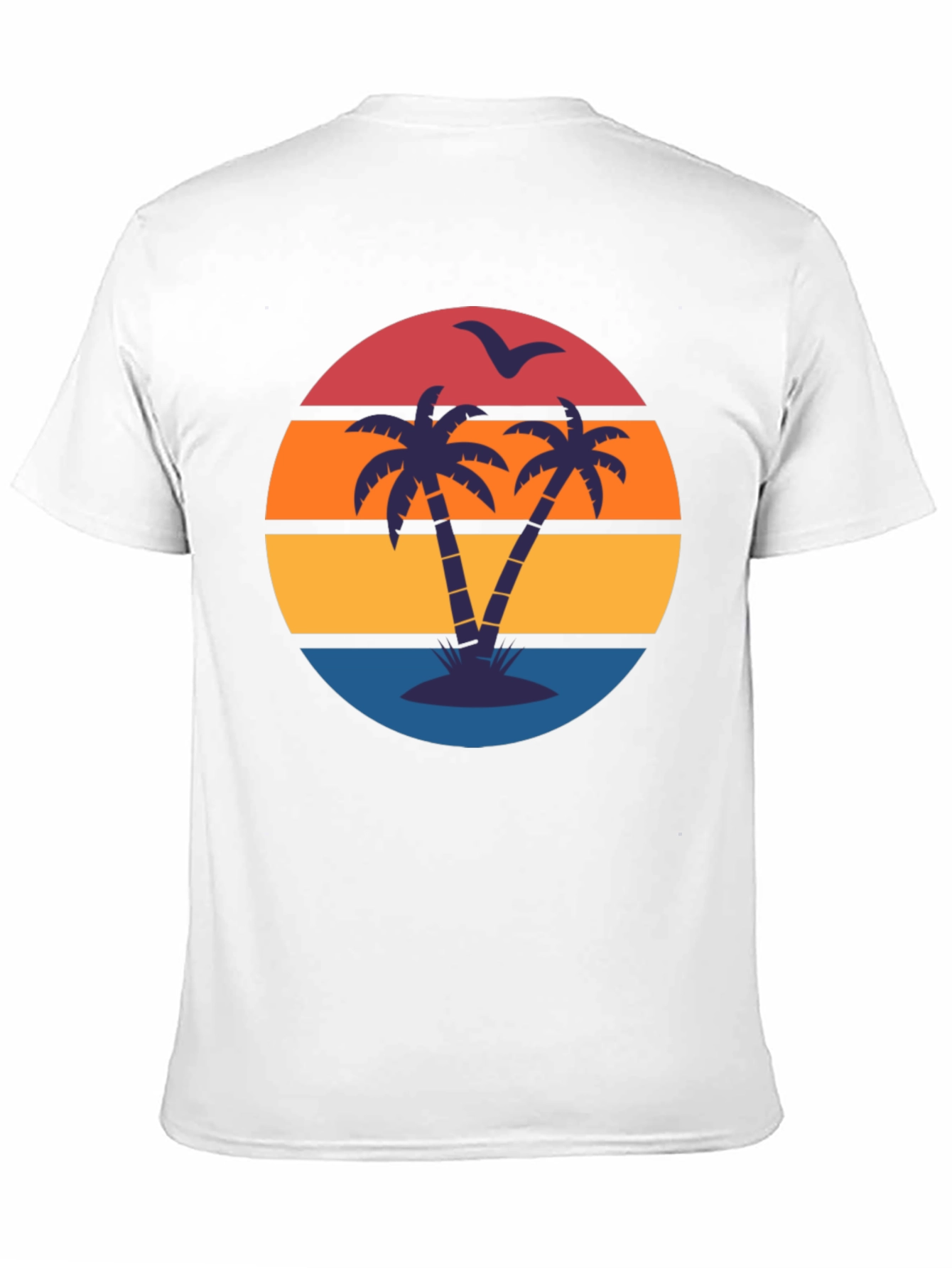 Retro Sunset Palm Tree T-Shirt