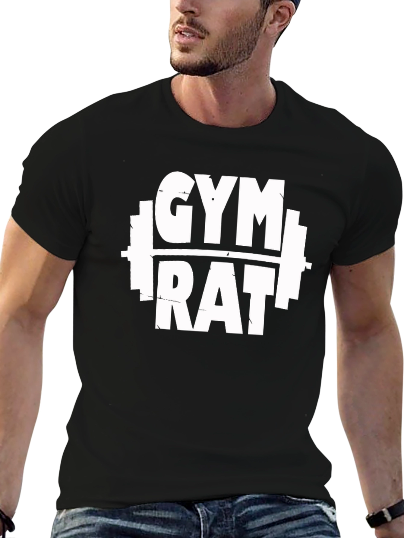 Gym Rat T-Shirt - Black