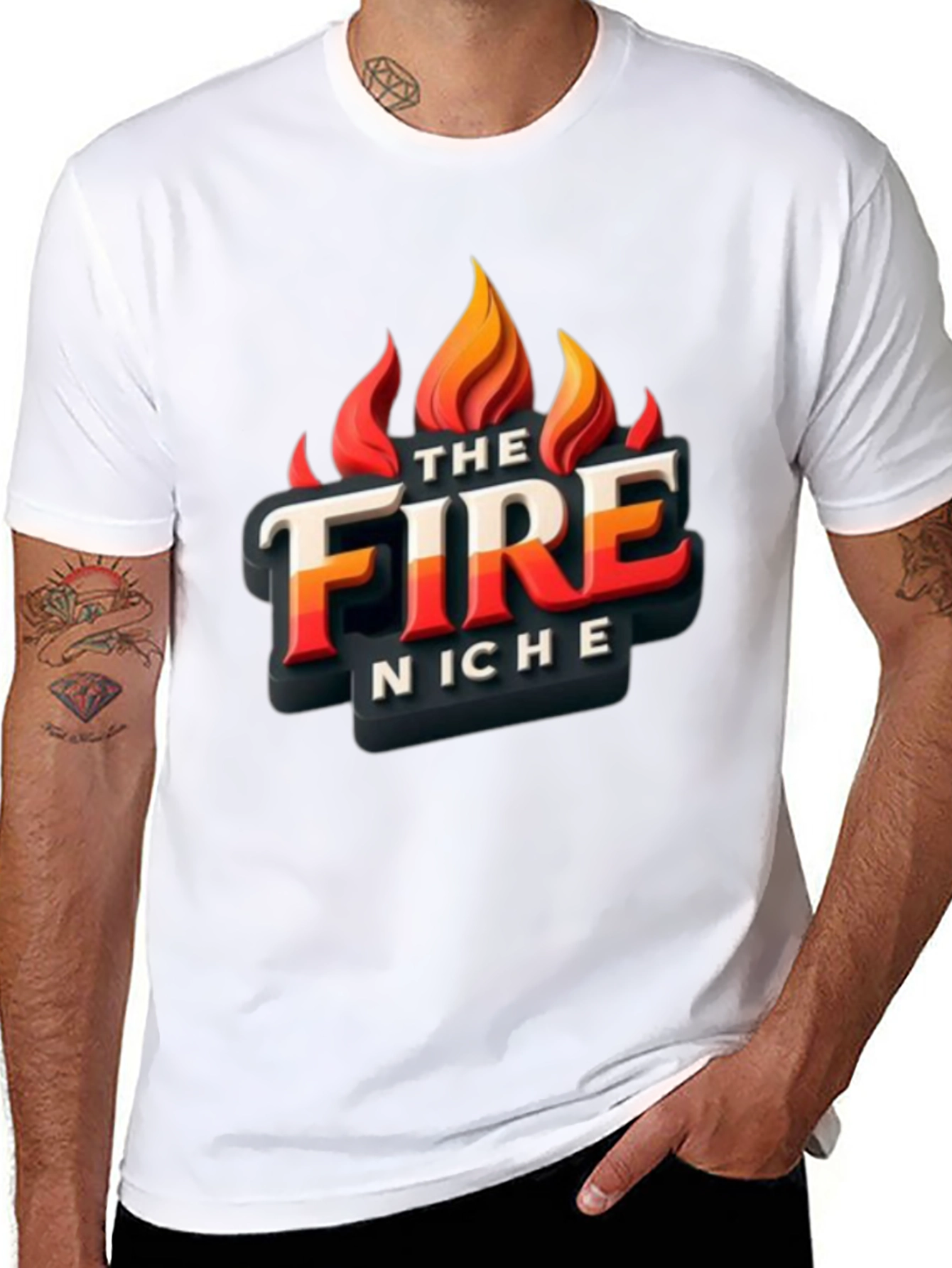 The Fire Niche Graphic Tee - Bold Statement Shirt