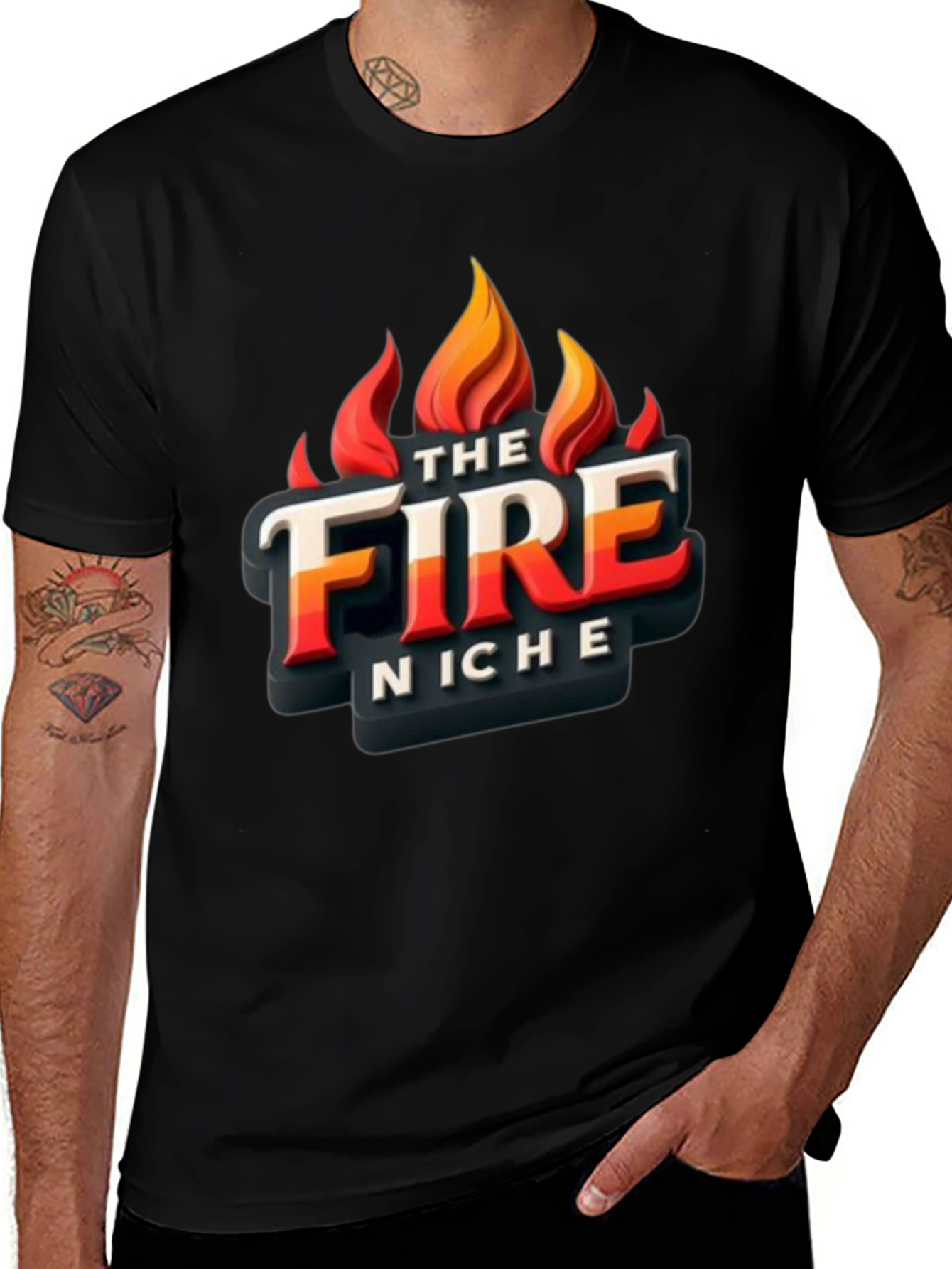 The Fire Niche Graphic Tee - Bold Statement Shirt