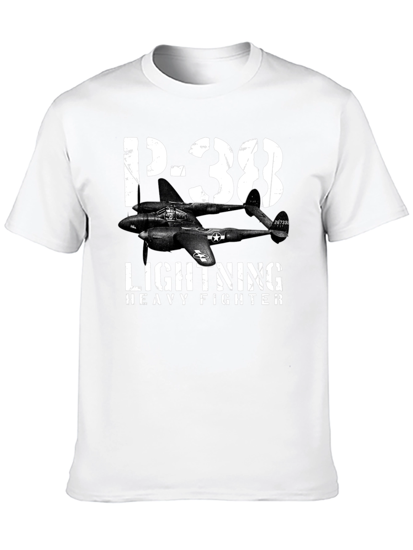 P-38 Lightning Heavy Fighter Graphic T-Shirt