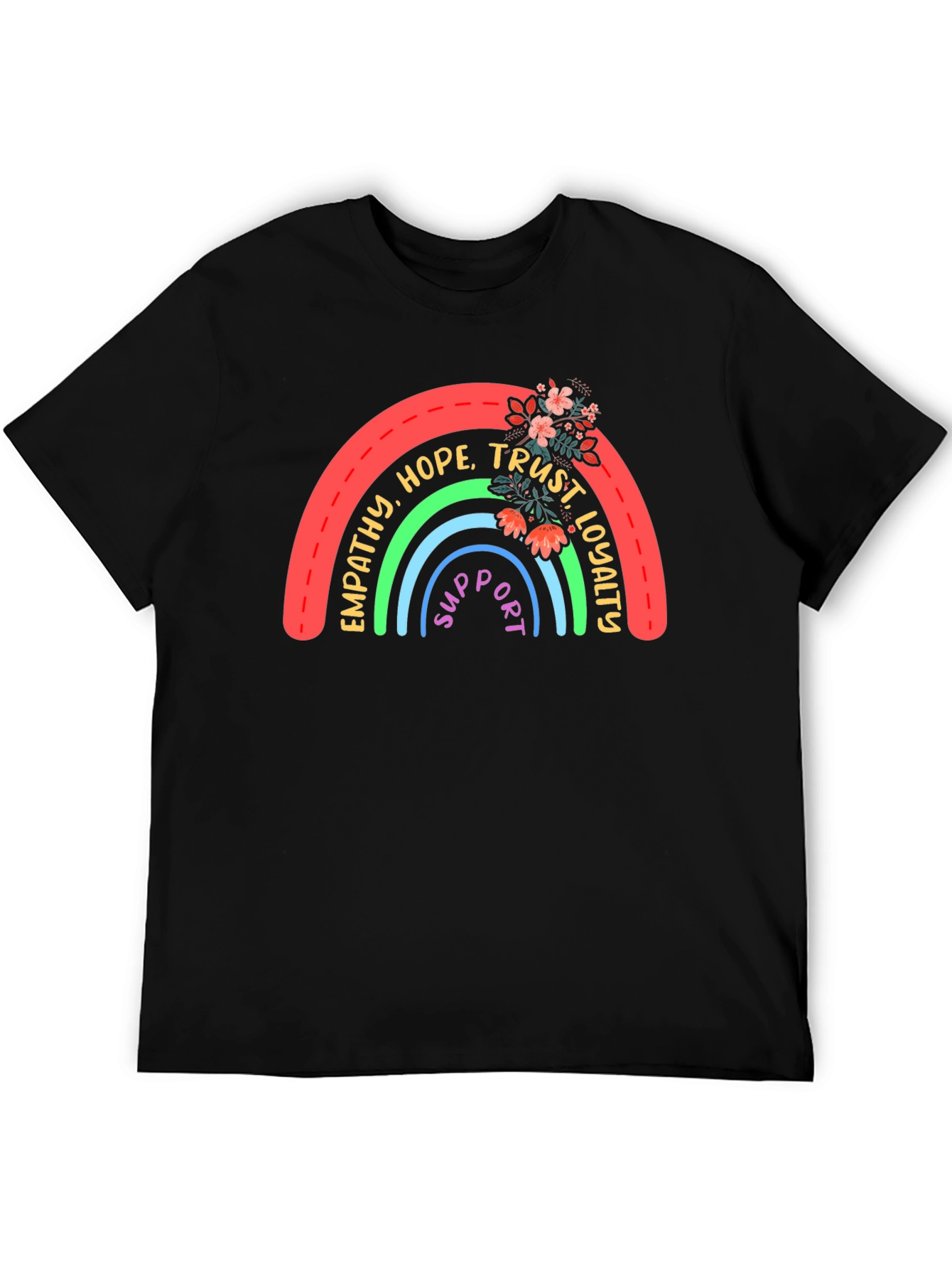 Empathy Rainbow Graphic Tee