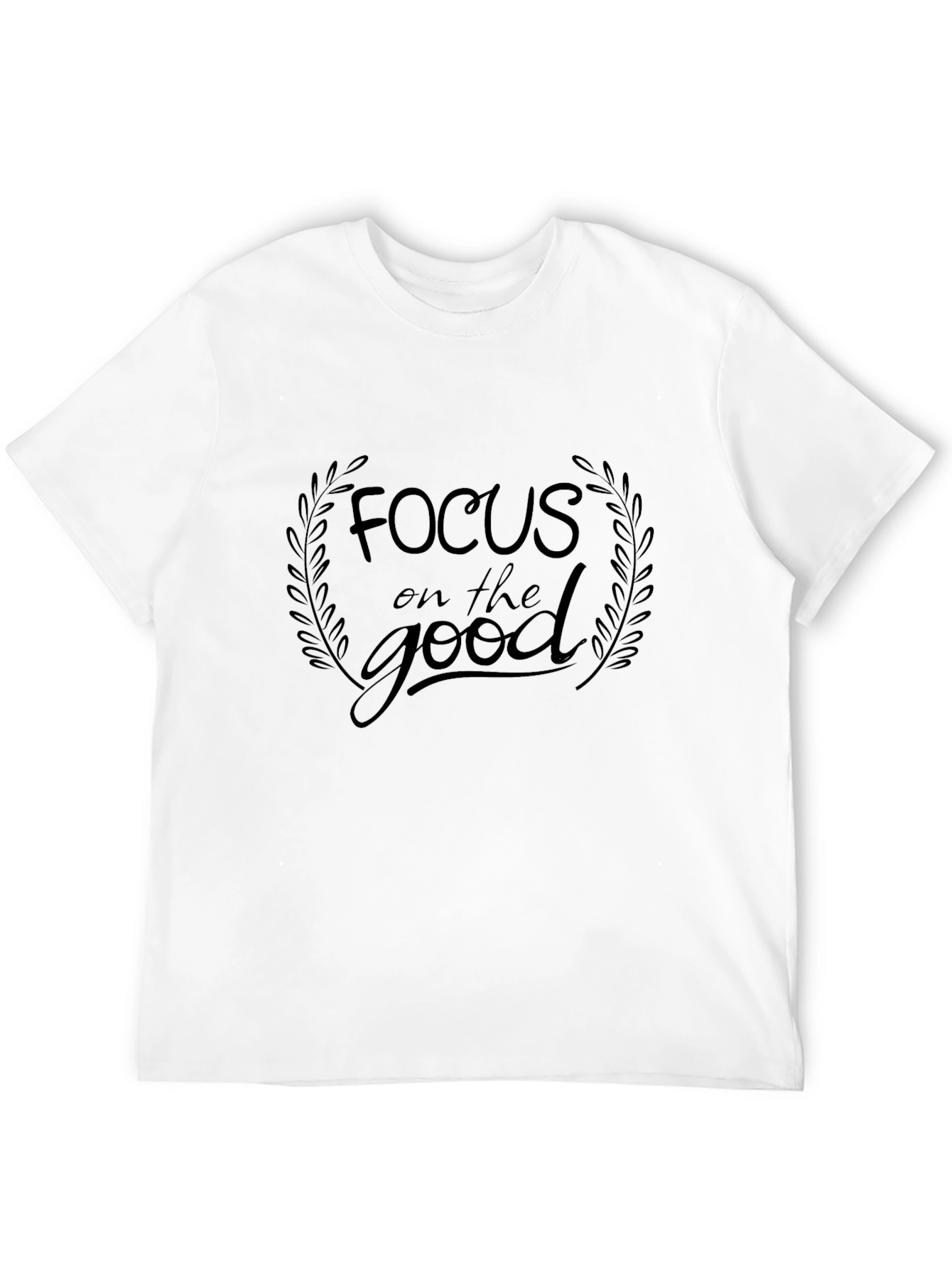 Focus on the Good Black Graphic Tee