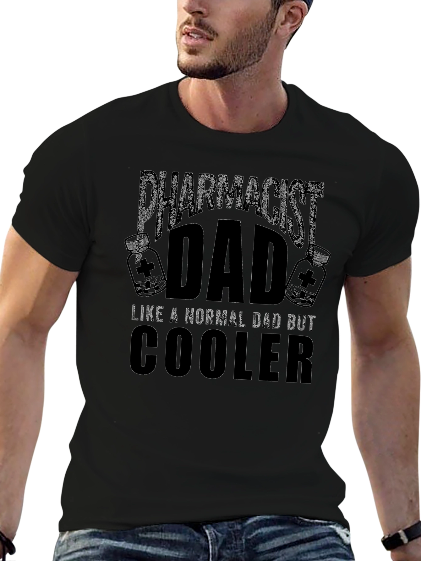 Pharmacist Dad T-Shirt - Cooler Than Normal Dad