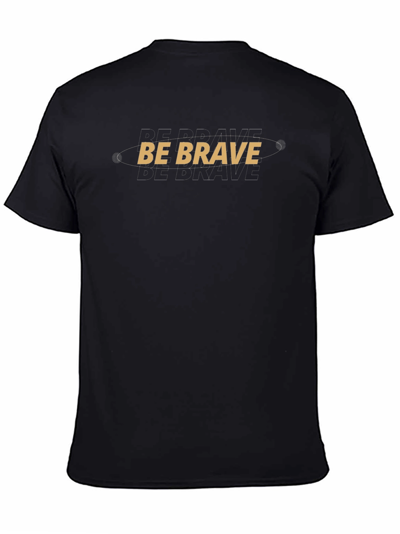 Be Brave Graphic Tee - Stylish Black T-Shirt