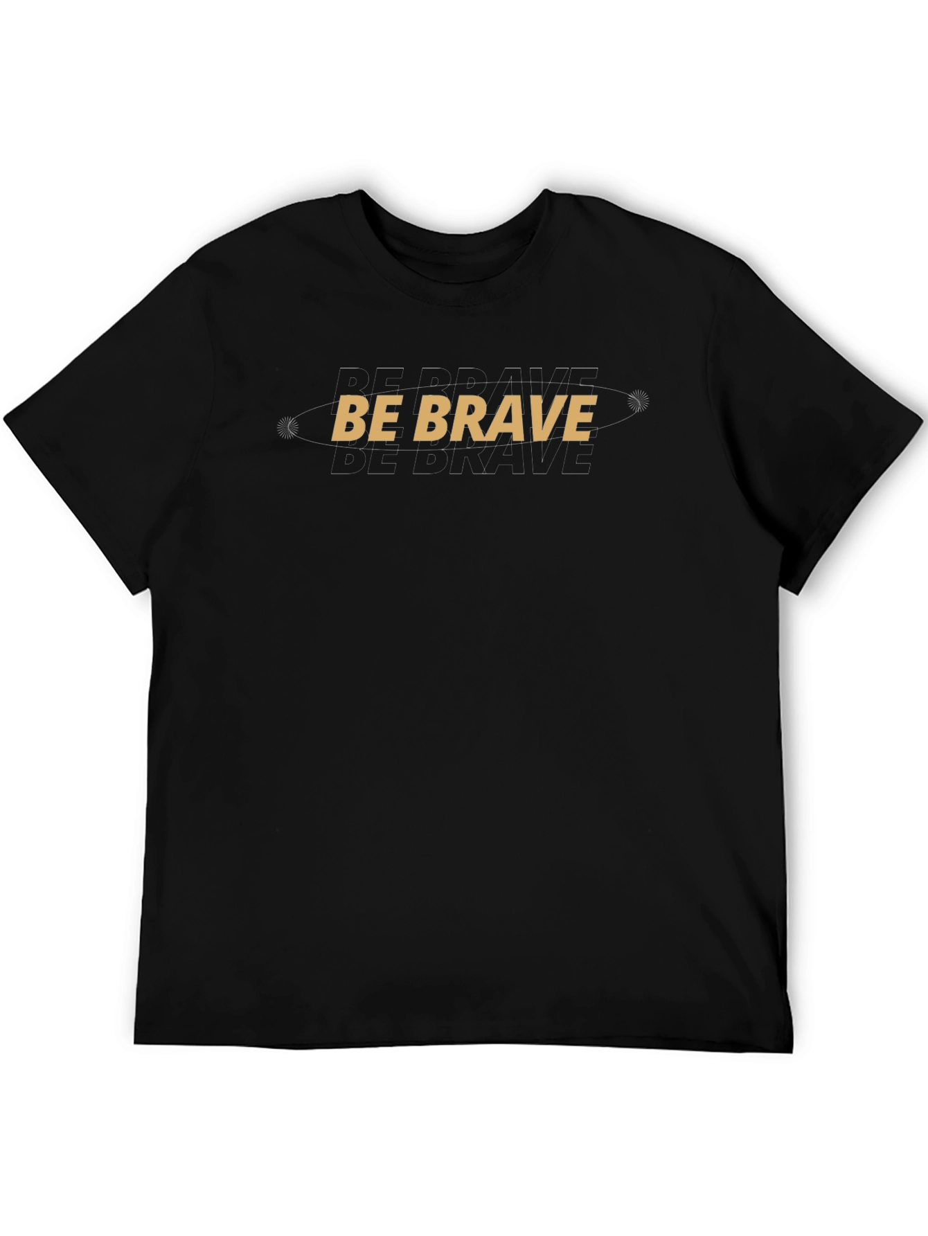 Be Brave Graphic Tee - Stylish Black T-Shirt