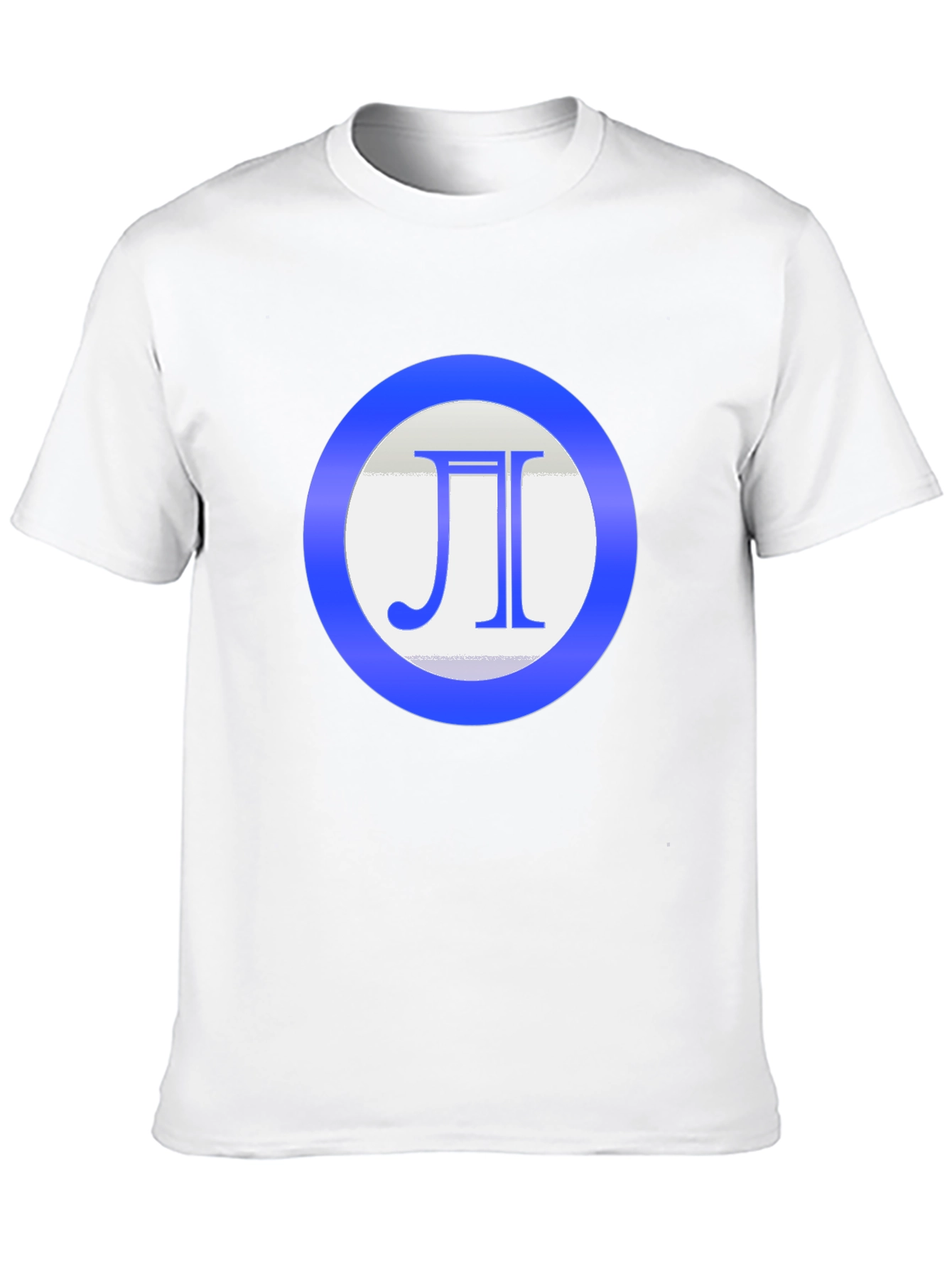 Abstract Circle Design Black T-Shirt