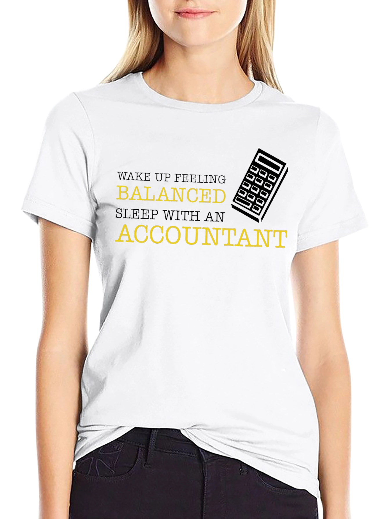 Balanced Accountant Tee - Funny Statement Shirt
