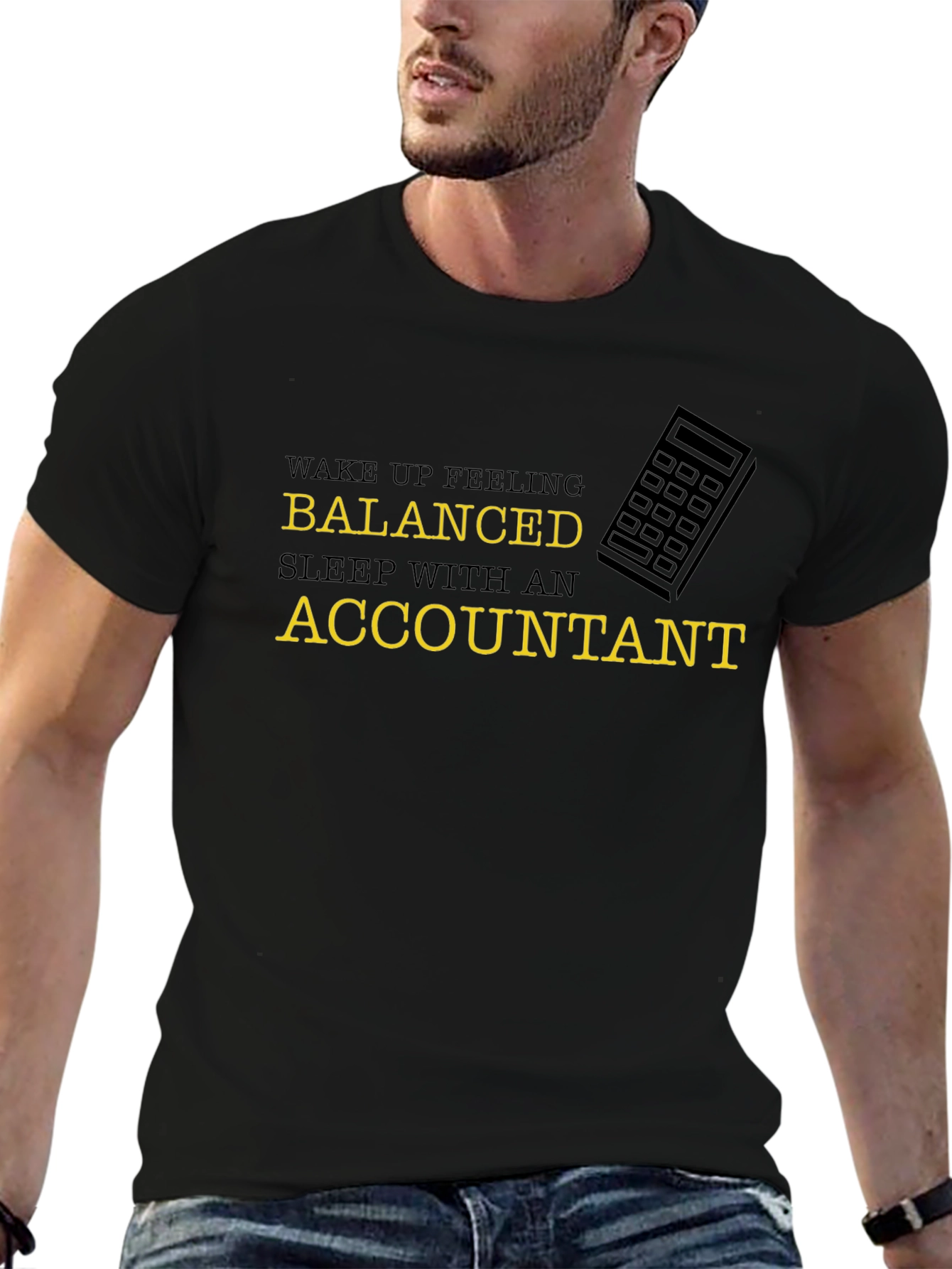 Balanced Accountant Tee - Funny Statement Shirt