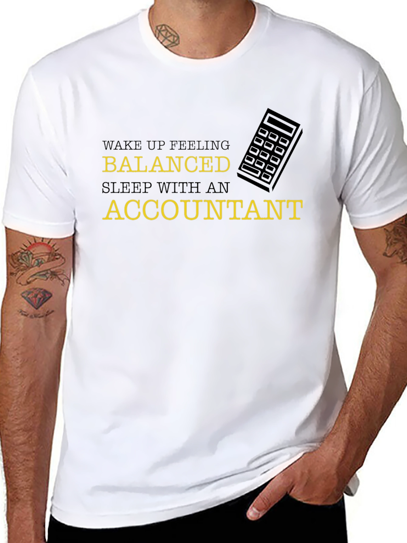 Balanced Accountant Tee - Funny Statement Shirt