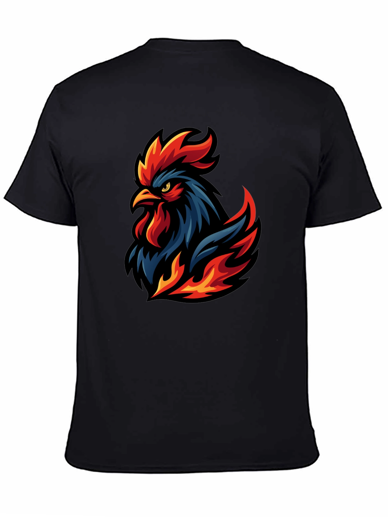 Rooster Graphic T-Shirt - Cool Design!