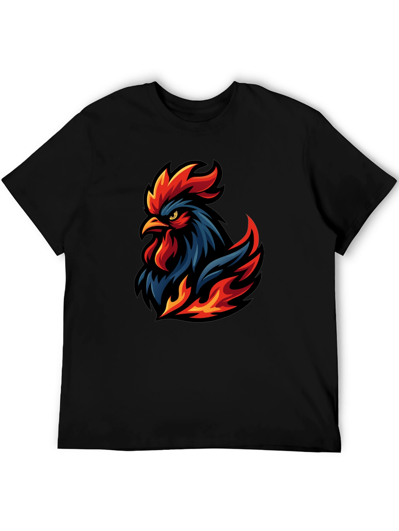 Rooster Graphic T-Shirt - Cool Design!