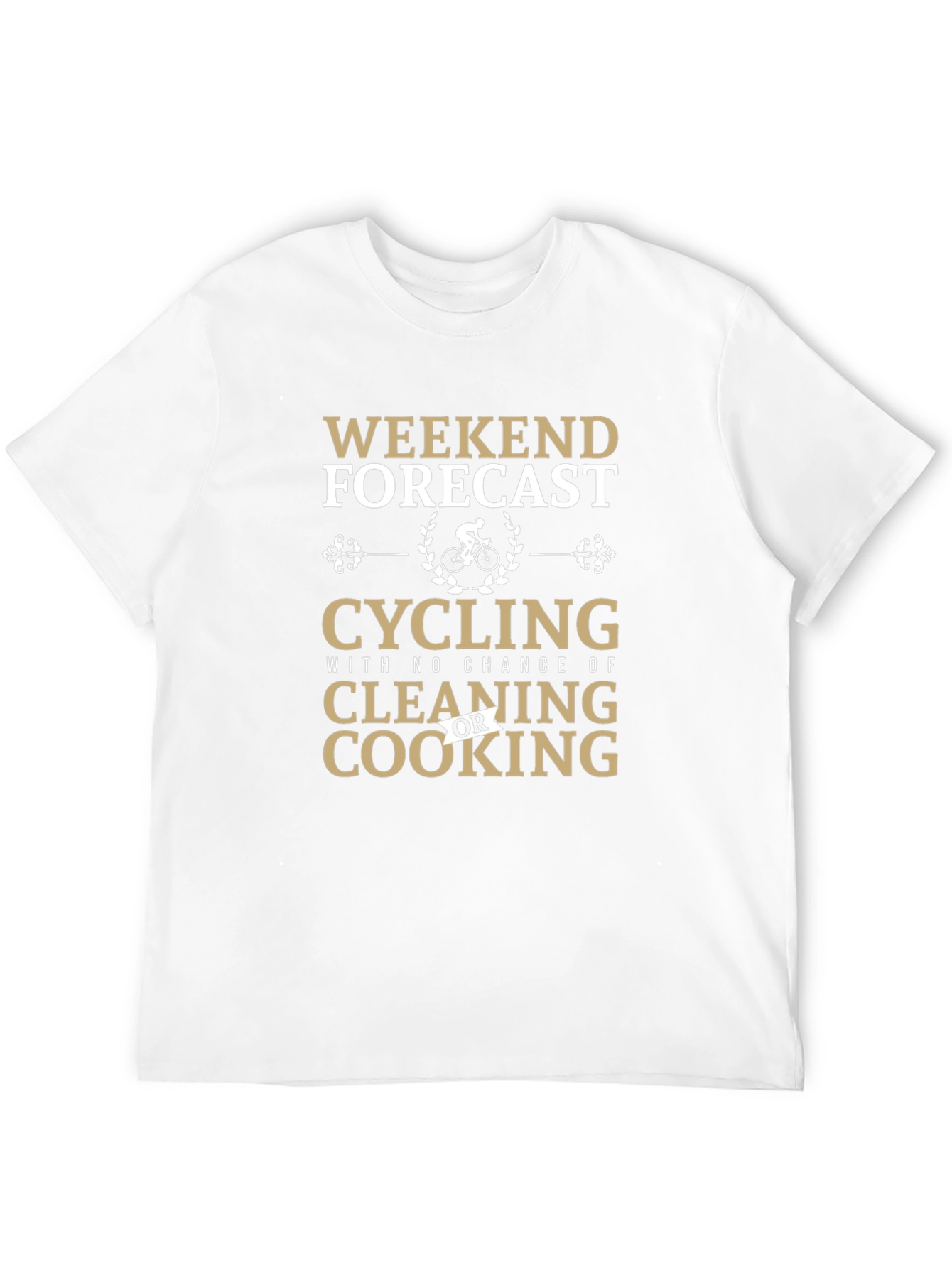 Cycling Weekend Forecast Graphic Tee