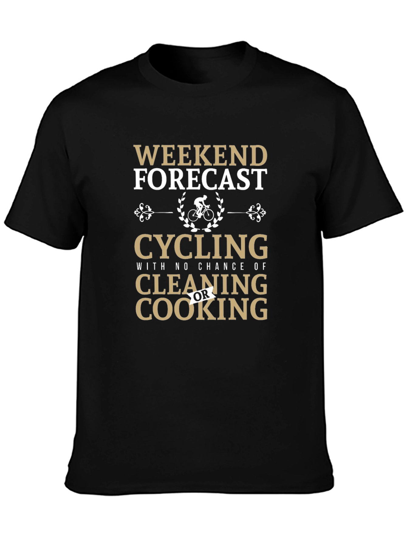 Cycling Weekend Forecast Graphic Tee