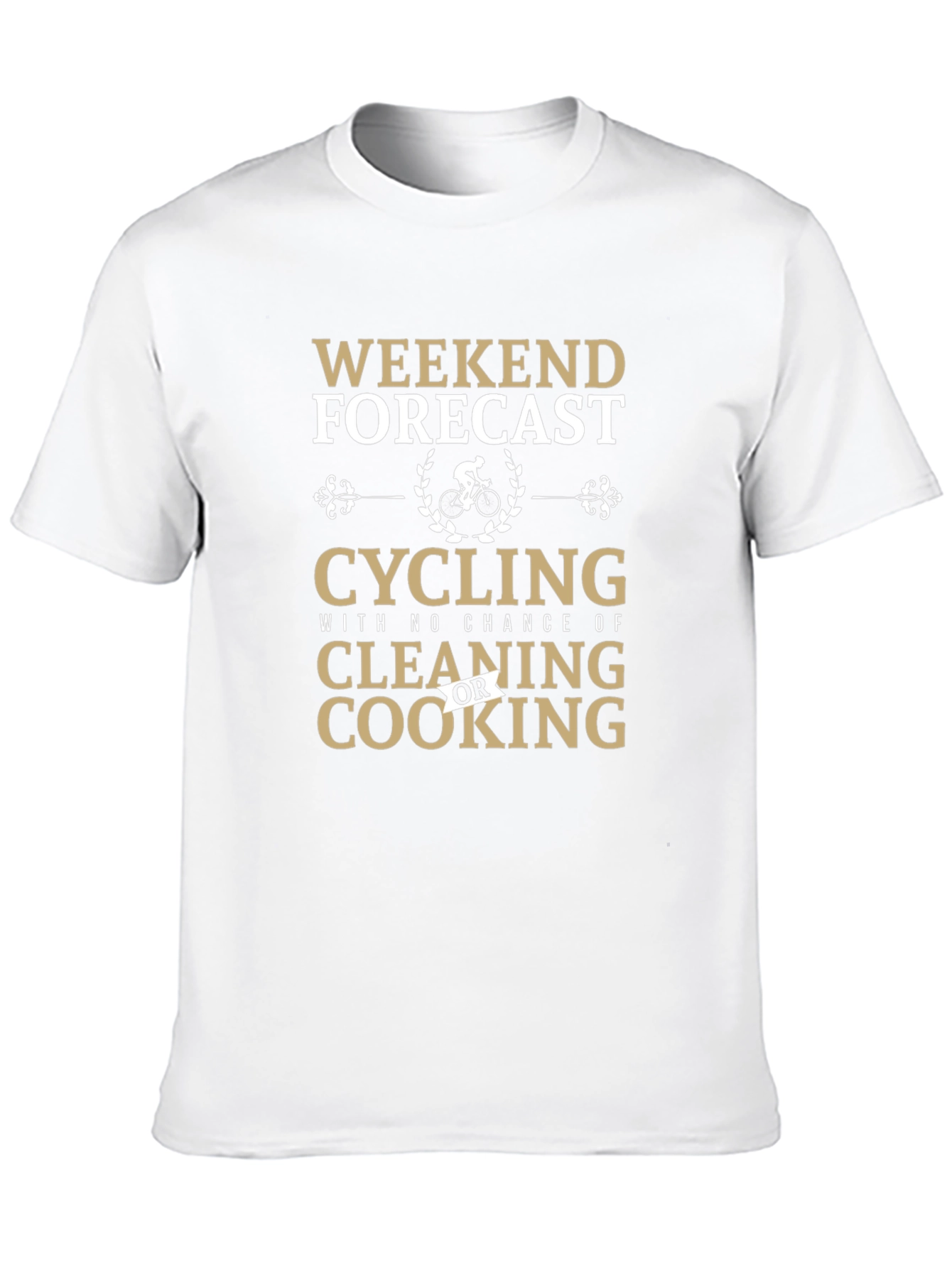 Cycling Weekend Forecast Graphic Tee