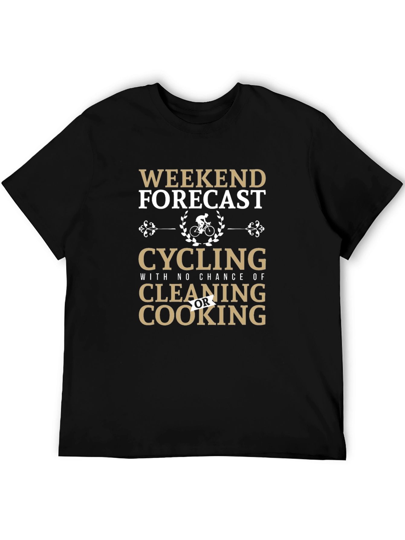 Cycling Weekend Forecast Graphic Tee