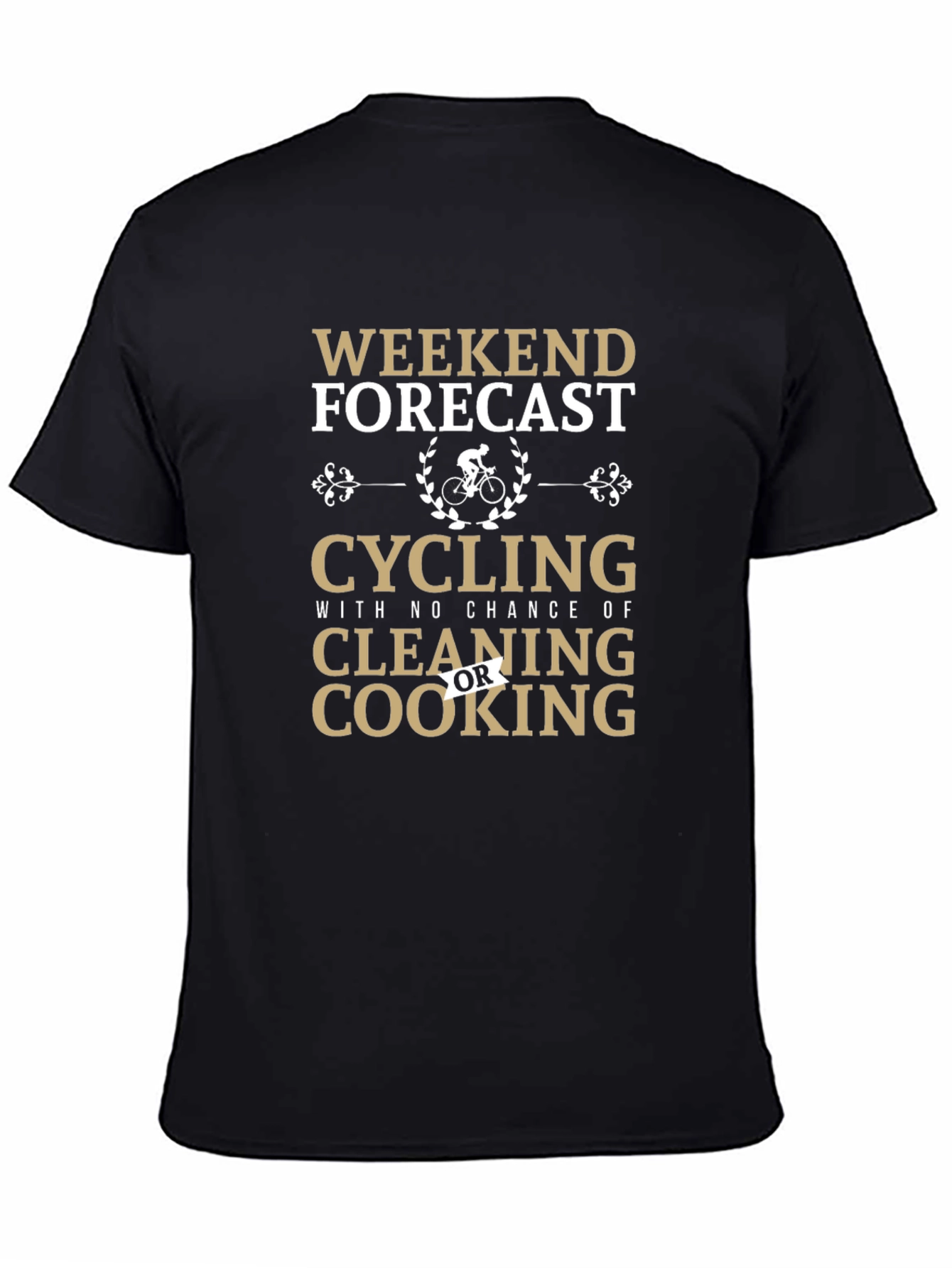 Cycling Weekend Forecast Graphic Tee