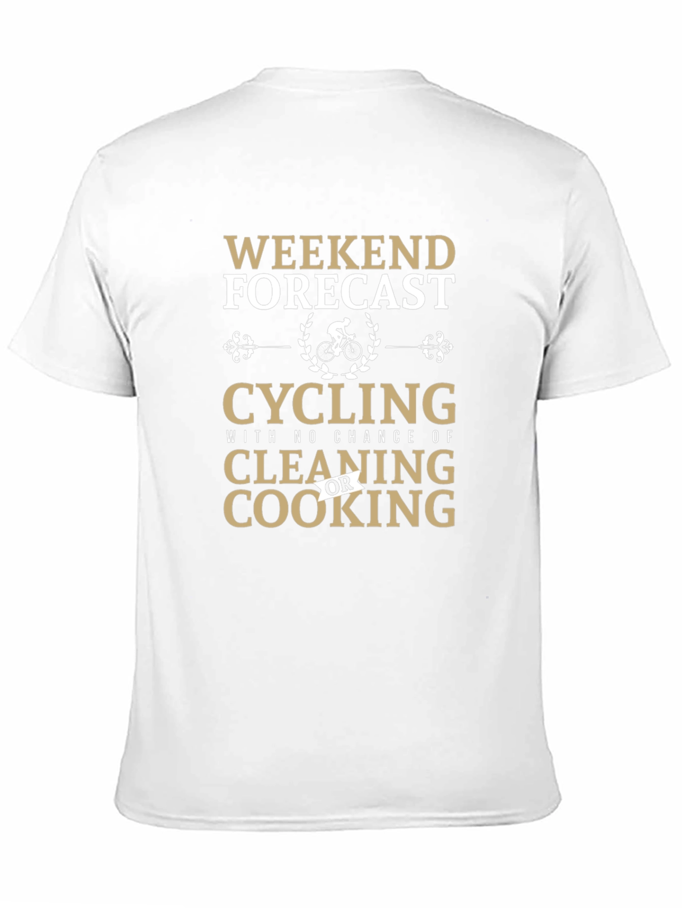Cycling Weekend Forecast Graphic Tee