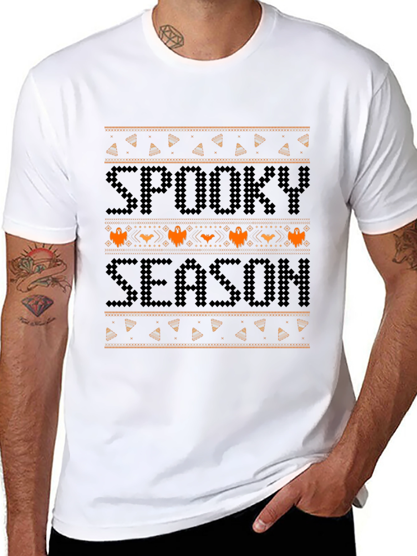 Spooky Season Graphic Tee - Halloween Style
