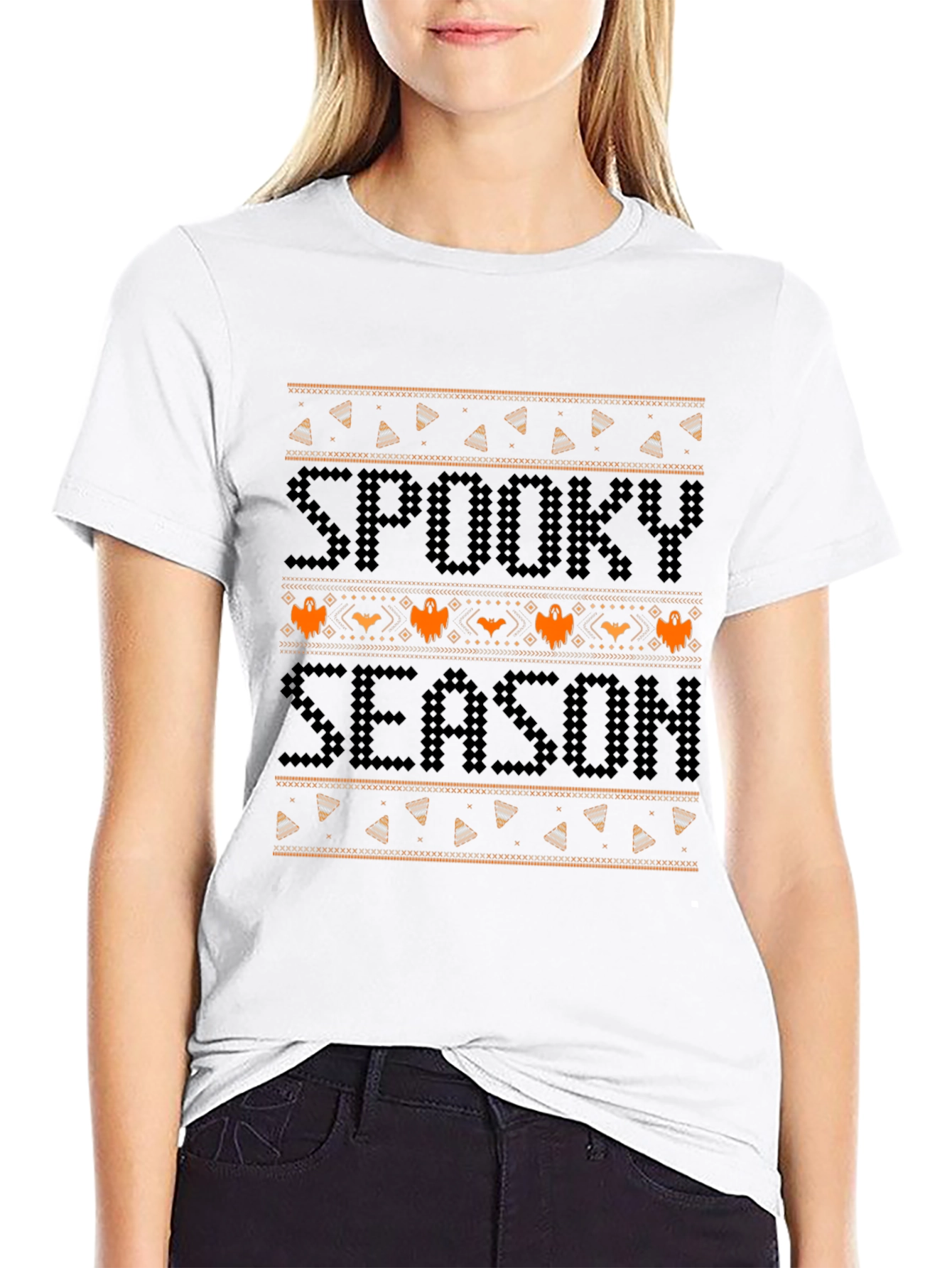 Spooky Season Graphic Tee - Halloween Style