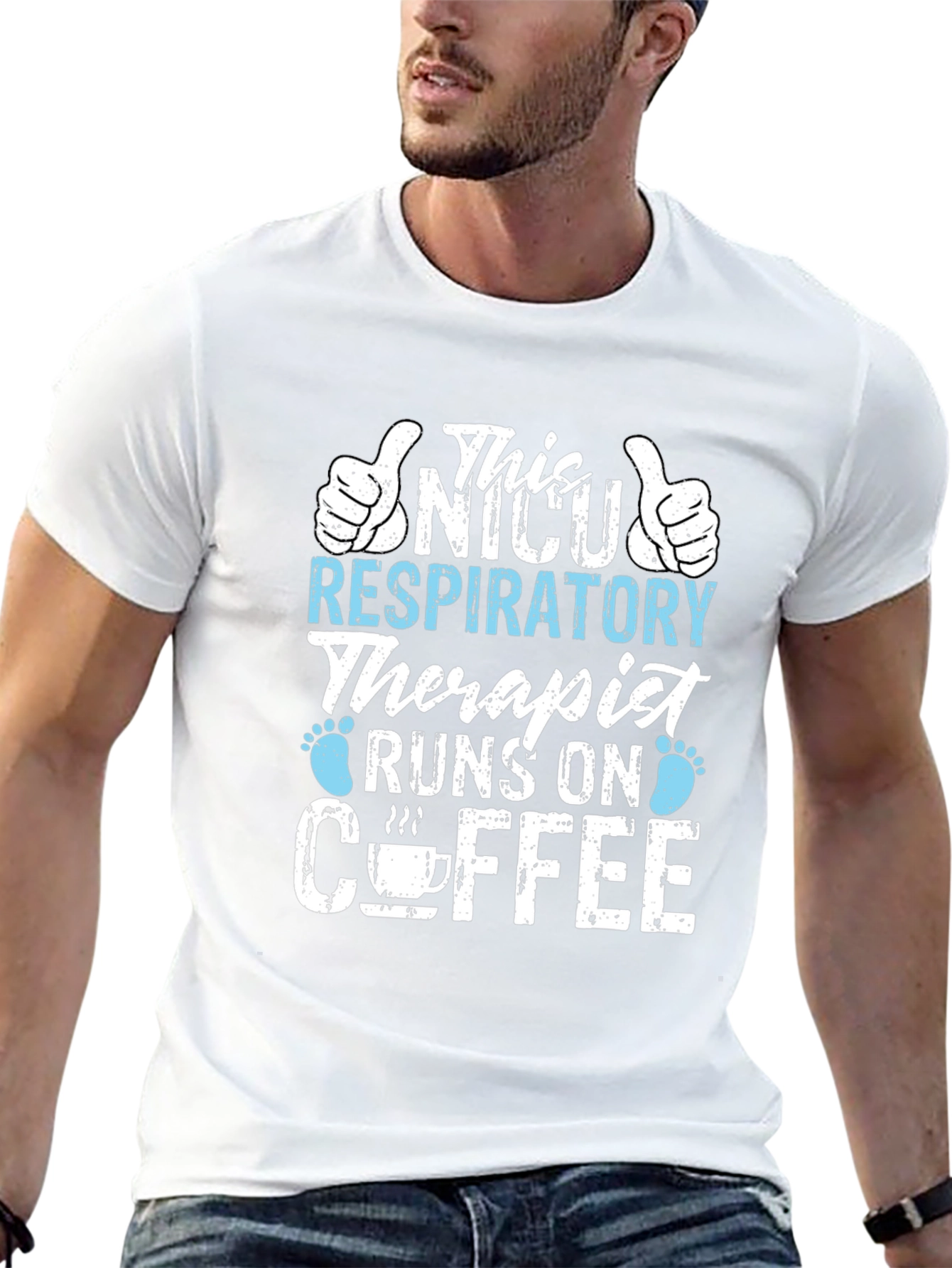 NICU Respiratory Therapist Coffee T-Shirt